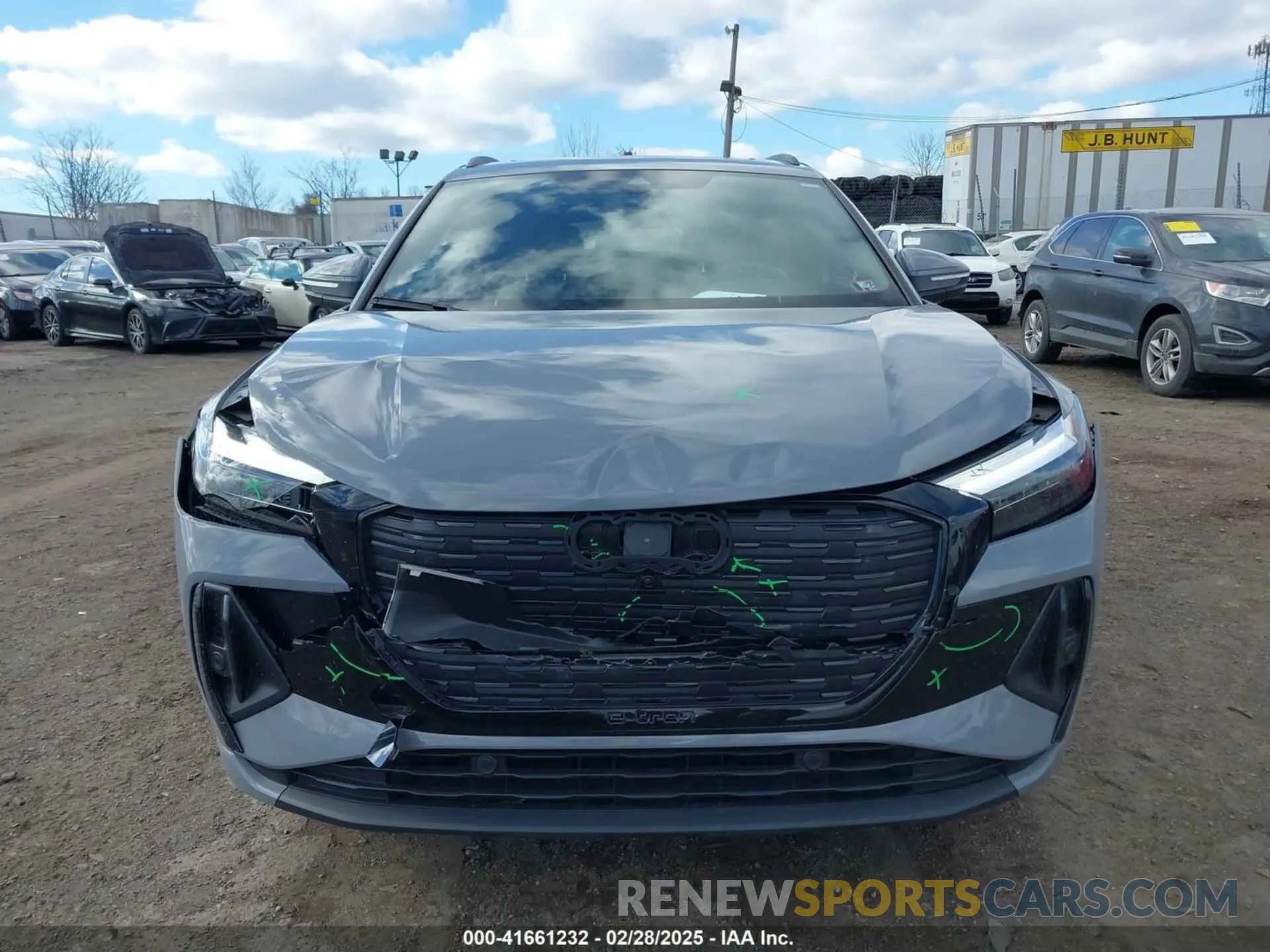 11 fotografías del automóvil dañado WA1L2BFZ1PP053892 AUDI Q4 E-TRON 2023