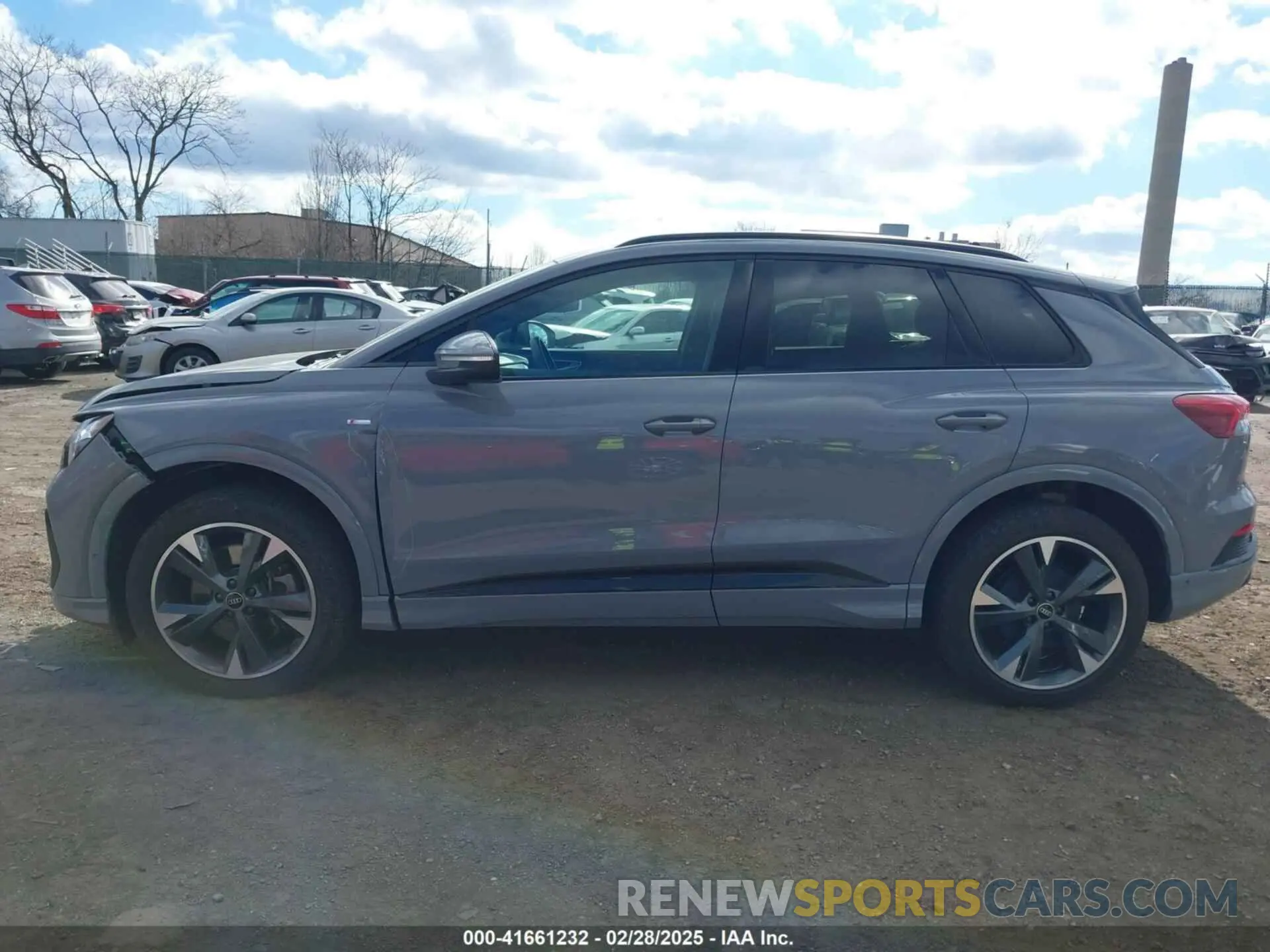 13 fotografías del automóvil dañado WA1L2BFZ1PP053892 AUDI Q4 E-TRON 2023