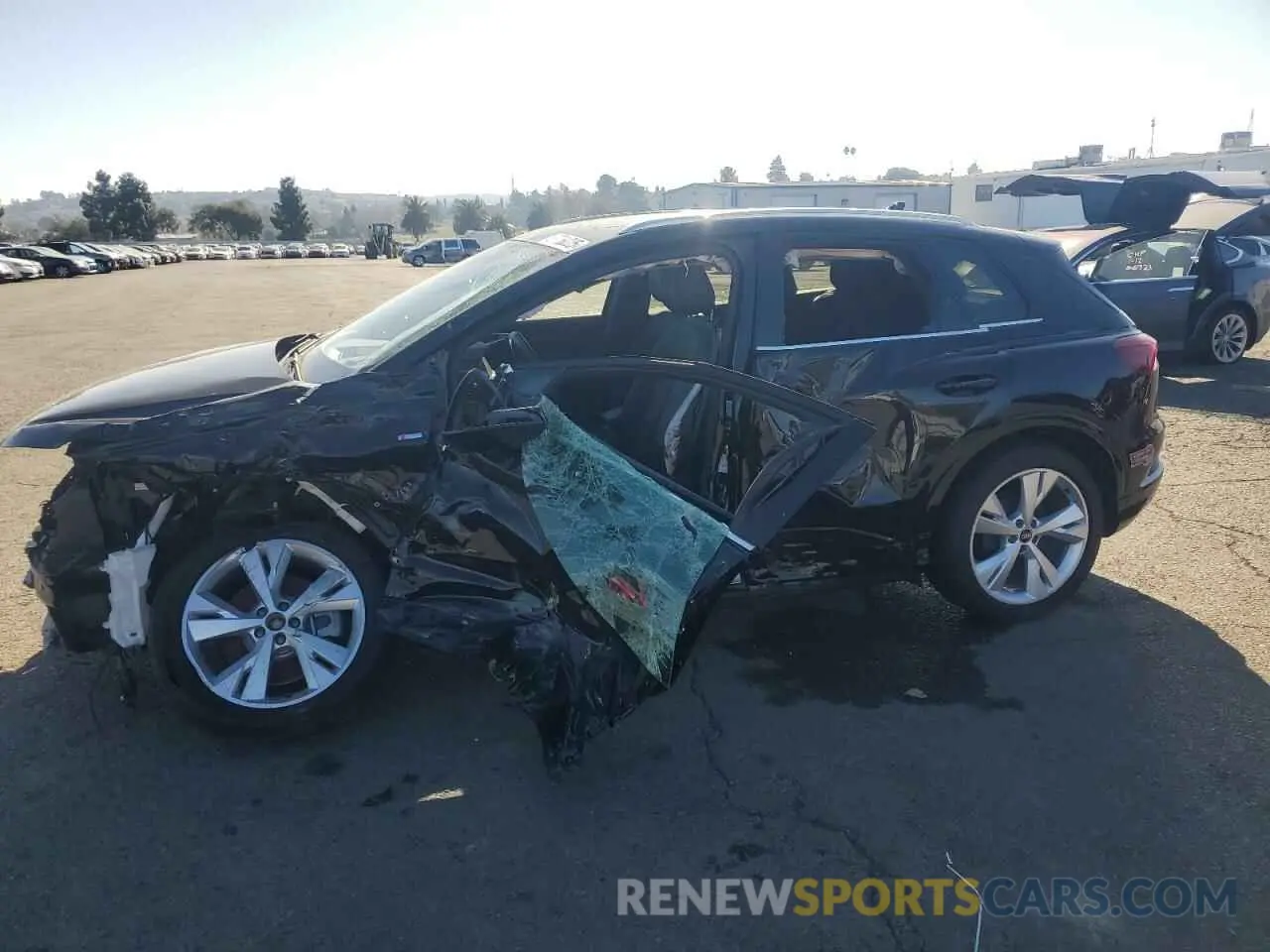 1 fotografías del automóvil dañado WA1L2BFZ4PP000572 AUDI Q4 E-TRON 2023