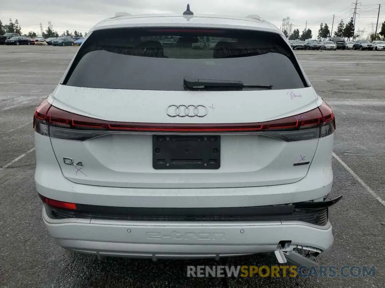6 fotografías del automóvil dañado WA1L2BFZ4PP050890 AUDI Q4 E-TRON 2023