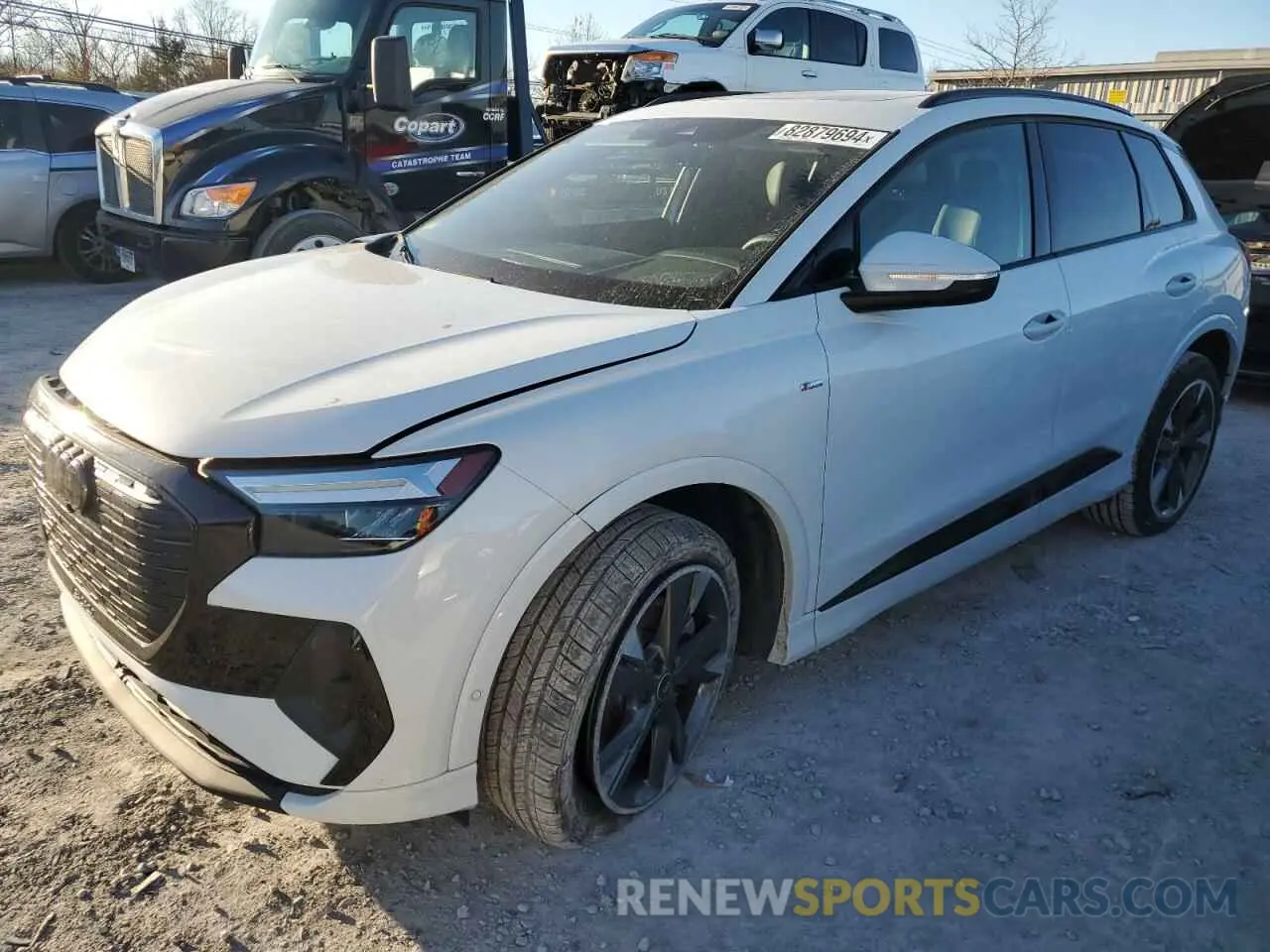 1 fotografías del automóvil dañado WA1L2BFZ7PP004096 AUDI Q4 E-TRON 2023