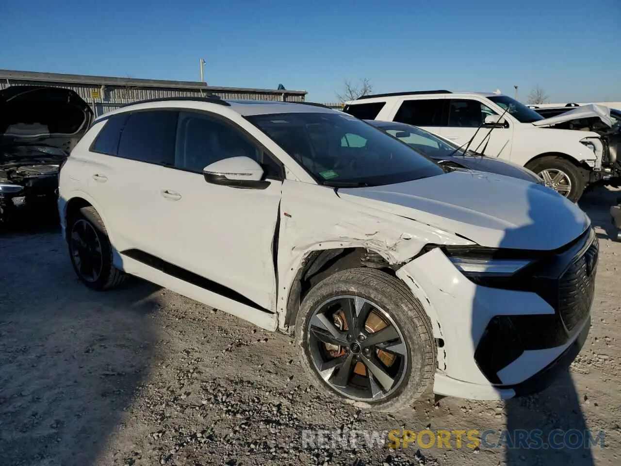 4 fotografías del automóvil dañado WA1L2BFZ7PP004096 AUDI Q4 E-TRON 2023