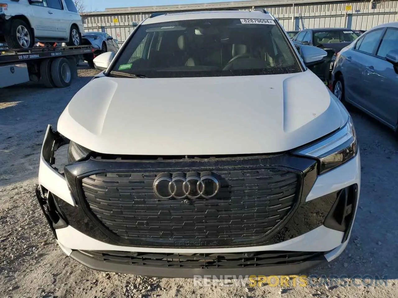 5 fotografías del automóvil dañado WA1L2BFZ7PP004096 AUDI Q4 E-TRON 2023