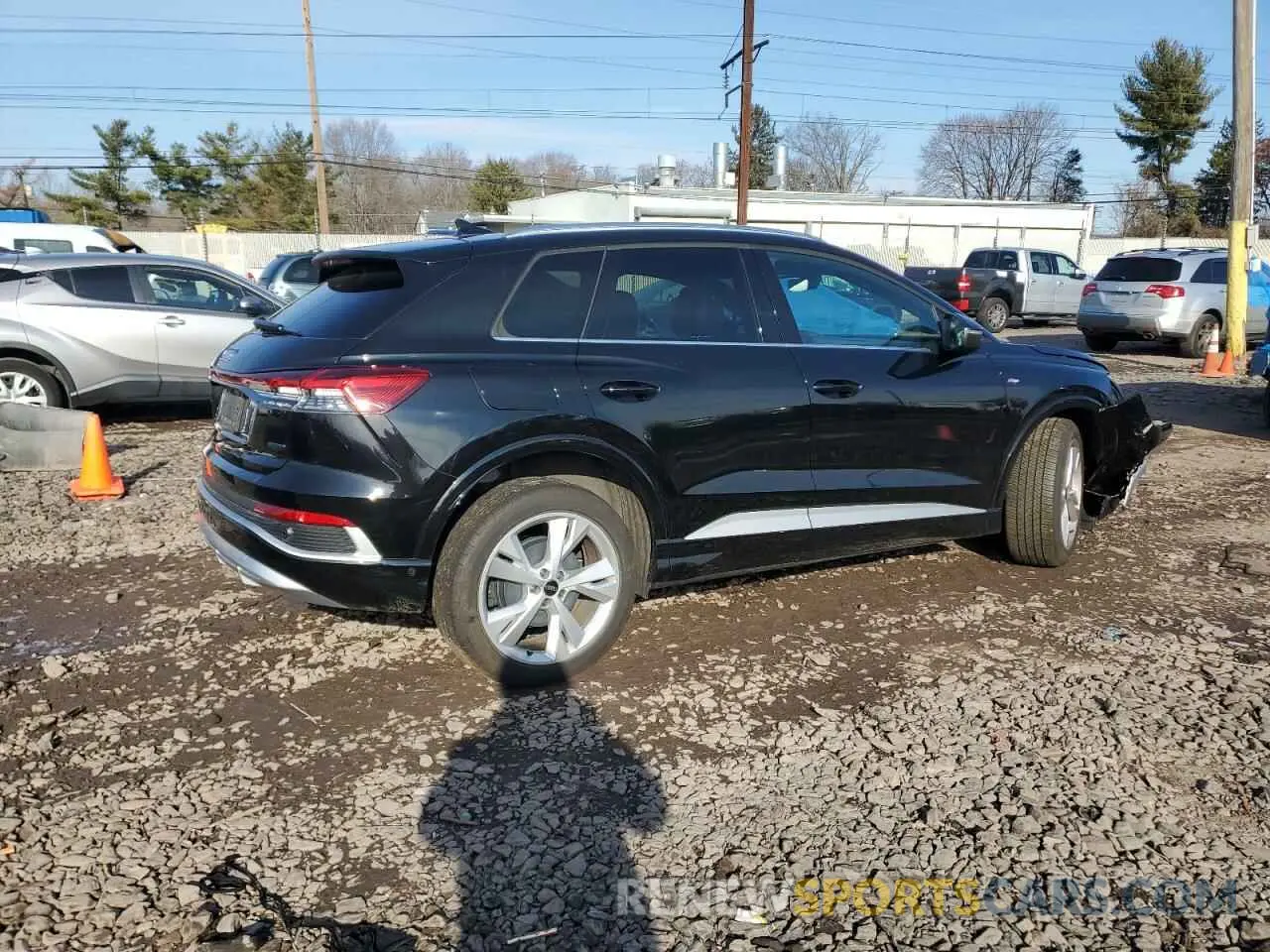 3 fotografías del automóvil dañado WA1L2BFZ8PP026642 AUDI Q4 E-TRON 2023