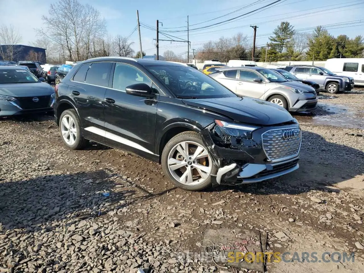 4 fotografías del automóvil dañado WA1L2BFZ8PP026642 AUDI Q4 E-TRON 2023