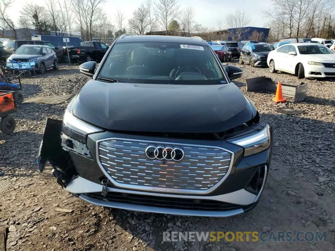 5 fotografías del automóvil dañado WA1L2BFZ8PP026642 AUDI Q4 E-TRON 2023