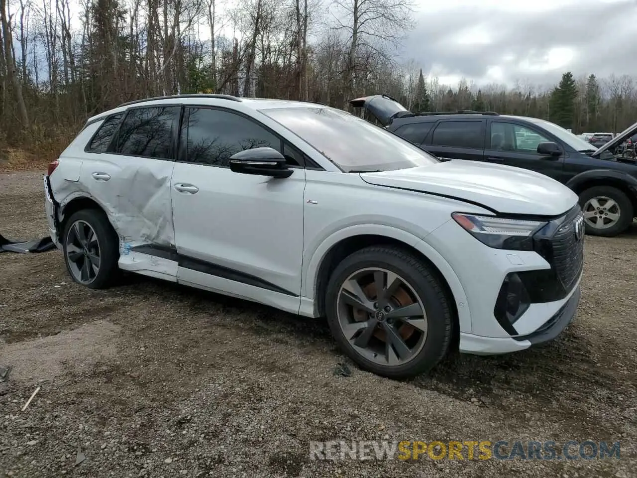 4 fotografías del automóvil dañado WA1M2AFZ4PP025230 AUDI Q4 E-TRON 2023