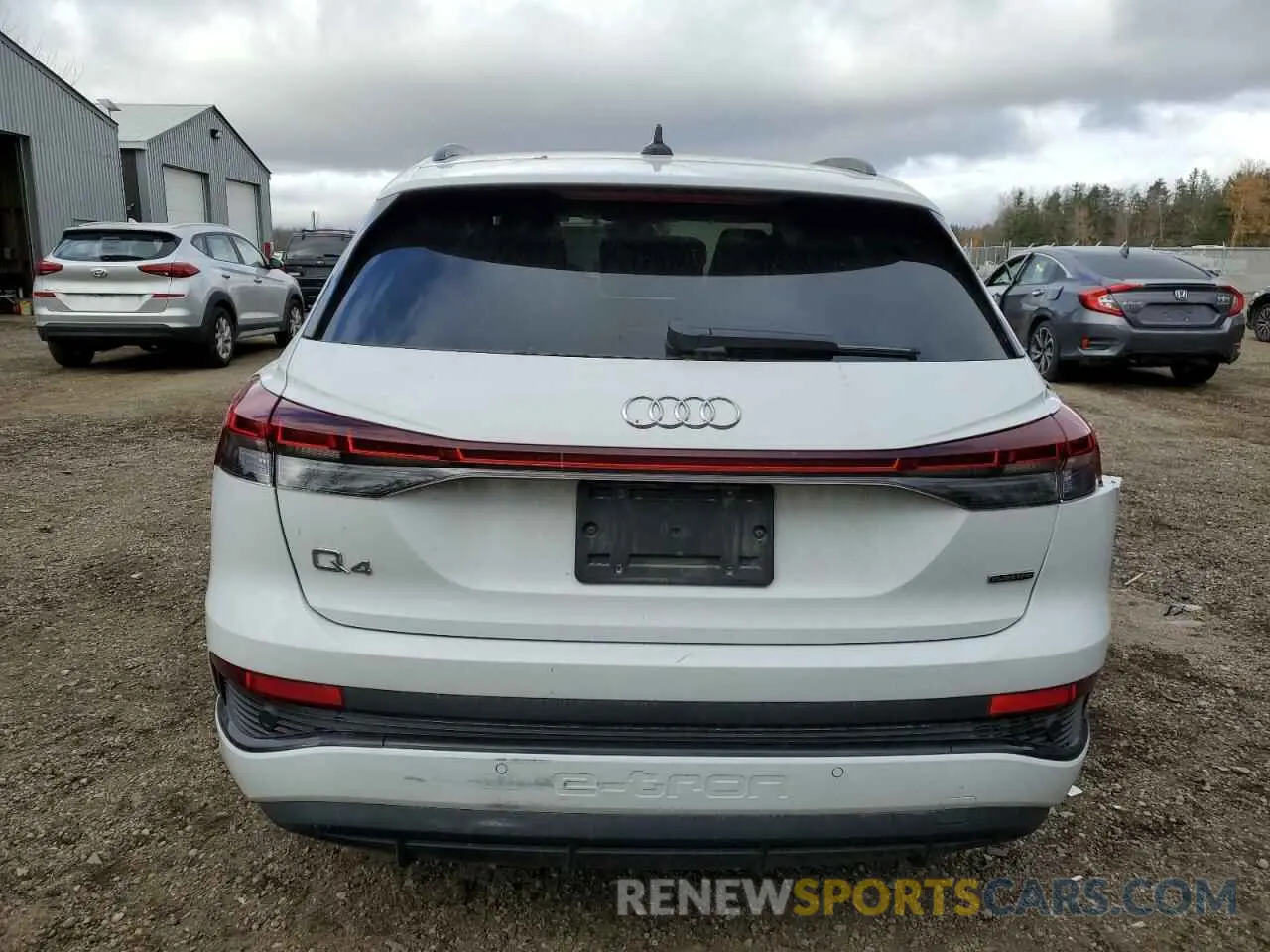 6 fotografías del automóvil dañado WA1M2AFZ4PP025230 AUDI Q4 E-TRON 2023
