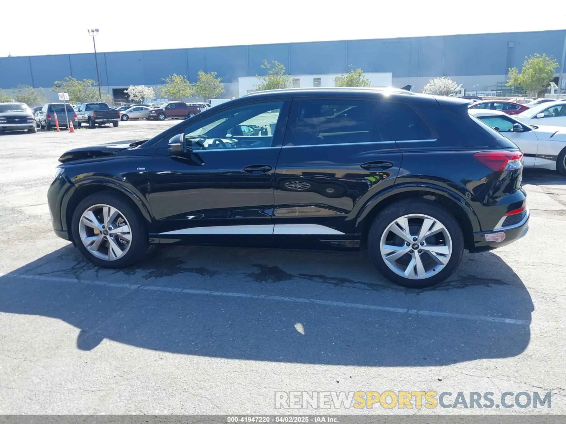 14 fotografías del automóvil dañado WA1M2BFZ0PP072728 AUDI Q4 E-TRON 2023