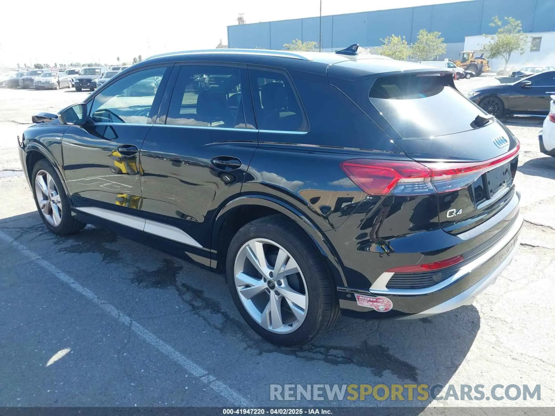 3 fotografías del automóvil dañado WA1M2BFZ0PP072728 AUDI Q4 E-TRON 2023
