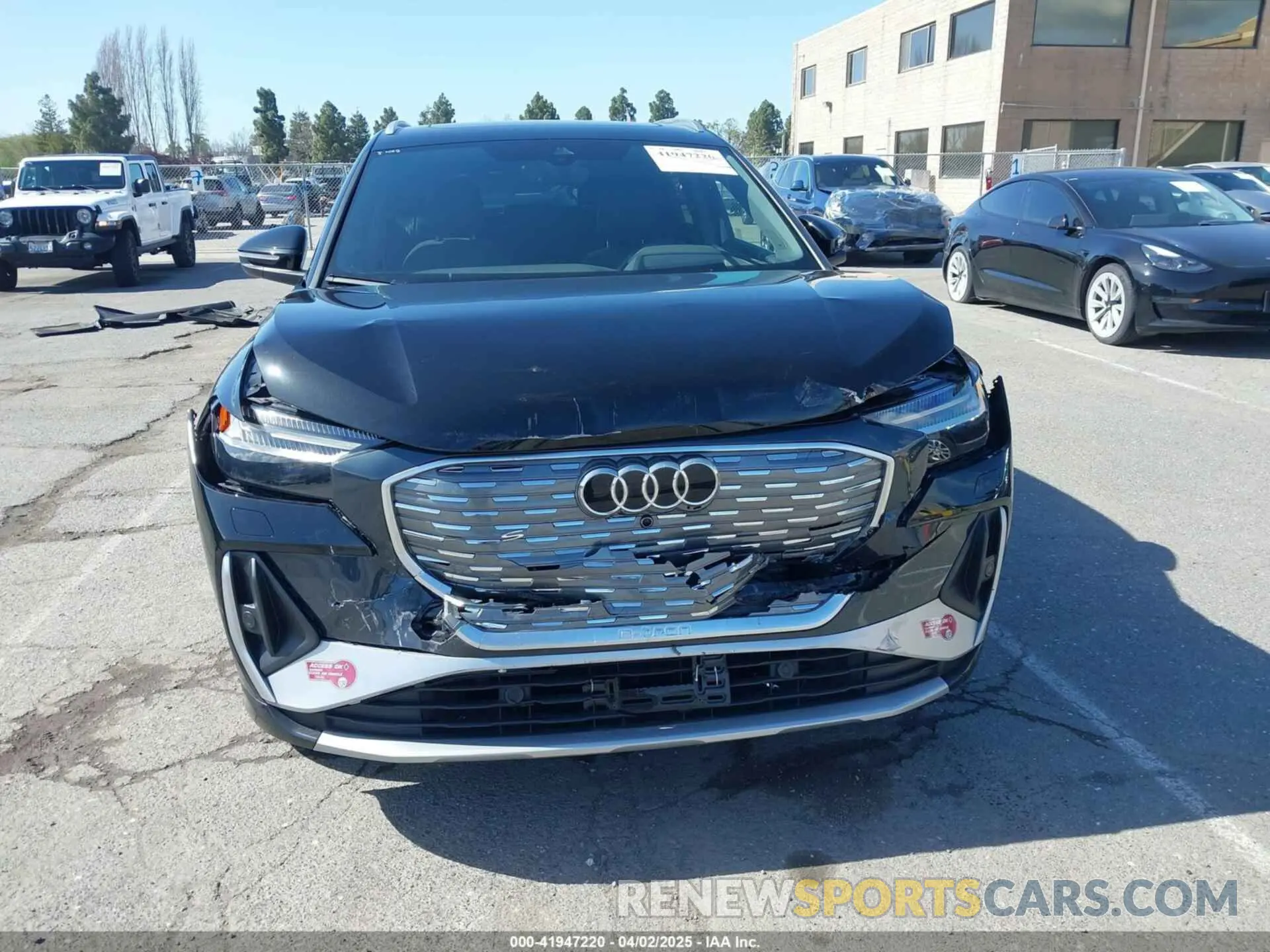 6 fotografías del automóvil dañado WA1M2BFZ0PP072728 AUDI Q4 E-TRON 2023