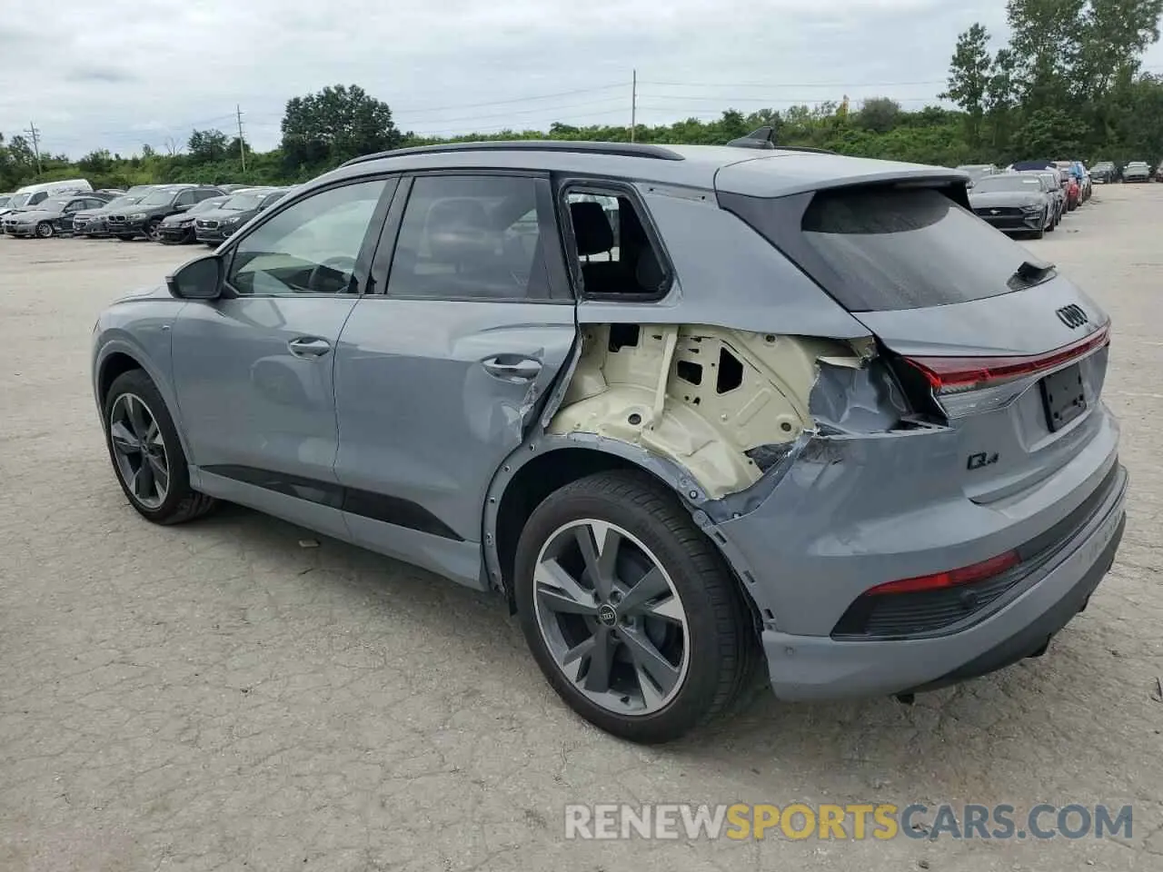 2 fotografías del automóvil dañado WA1M2BFZ4PP046357 AUDI Q4 E-TRON 2023