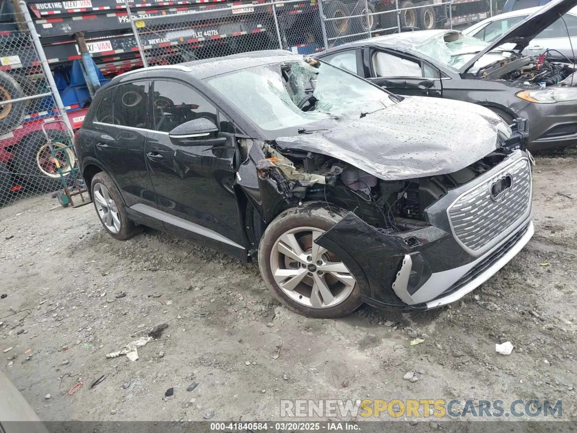 1 fotografías del automóvil dañado WA1M2BFZ7PP049284 AUDI Q4 E-TRON 2023