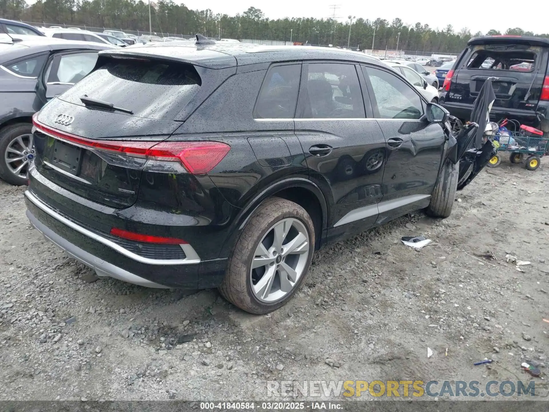 4 fotografías del automóvil dañado WA1M2BFZ7PP049284 AUDI Q4 E-TRON 2023