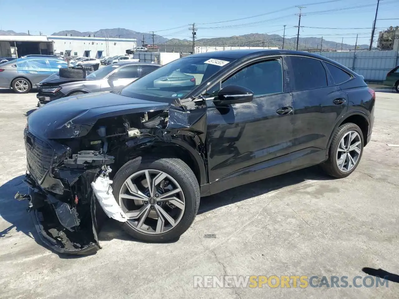 1 fotografías del automóvil dañado WA122BFZ5RP019971 AUDI Q4 E-TRON 2024