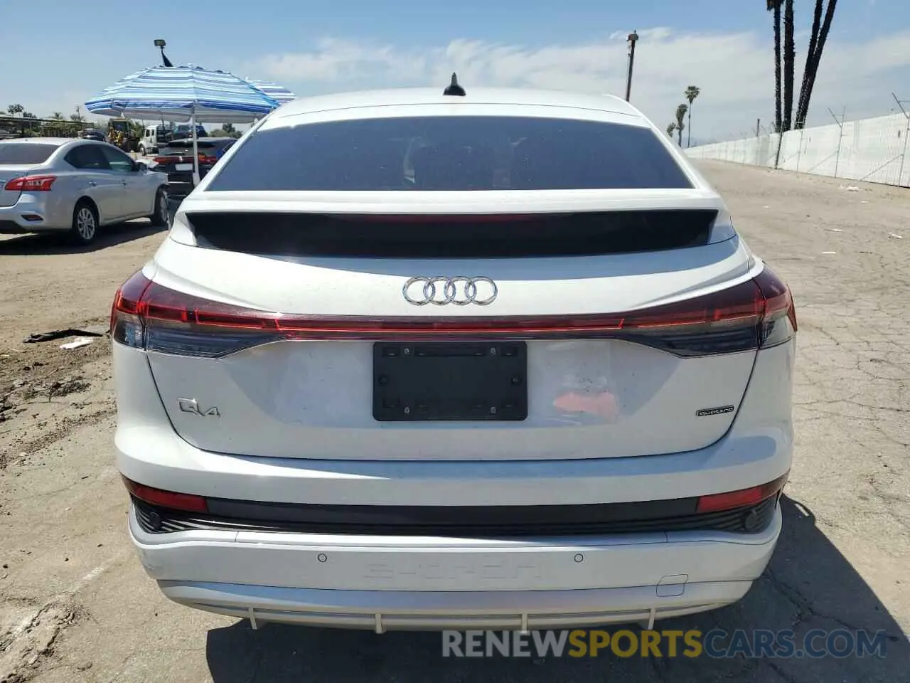 6 fotografías del automóvil dañado WA12UBFZ4RP046850 AUDI Q4 E-TRON 2024