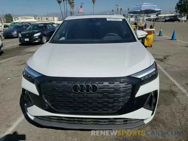 12 fotografías del automóvil dañado WA132BFZ3RP026941 AUDI Q4 E-TRON 2024