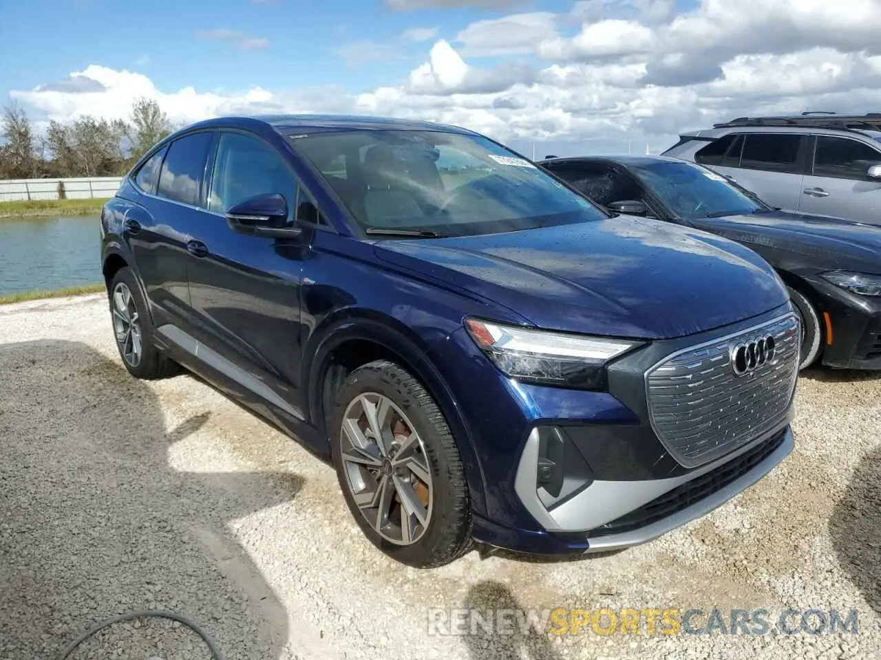 4 fotografías del automóvil dañado WA132BFZ6RP000995 AUDI Q4 E-TRON 2024