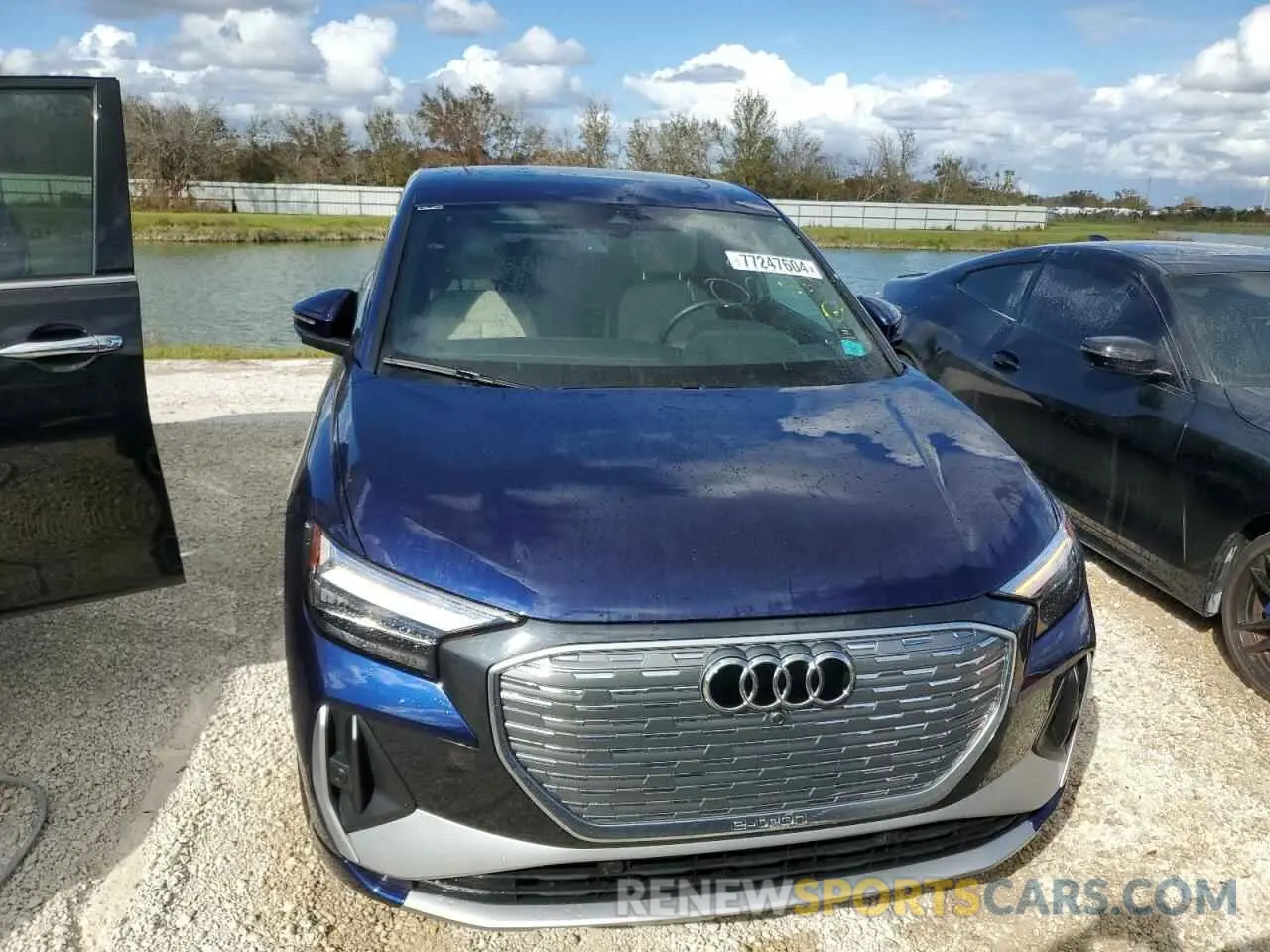 5 fotografías del automóvil dañado WA132BFZ6RP000995 AUDI Q4 E-TRON 2024