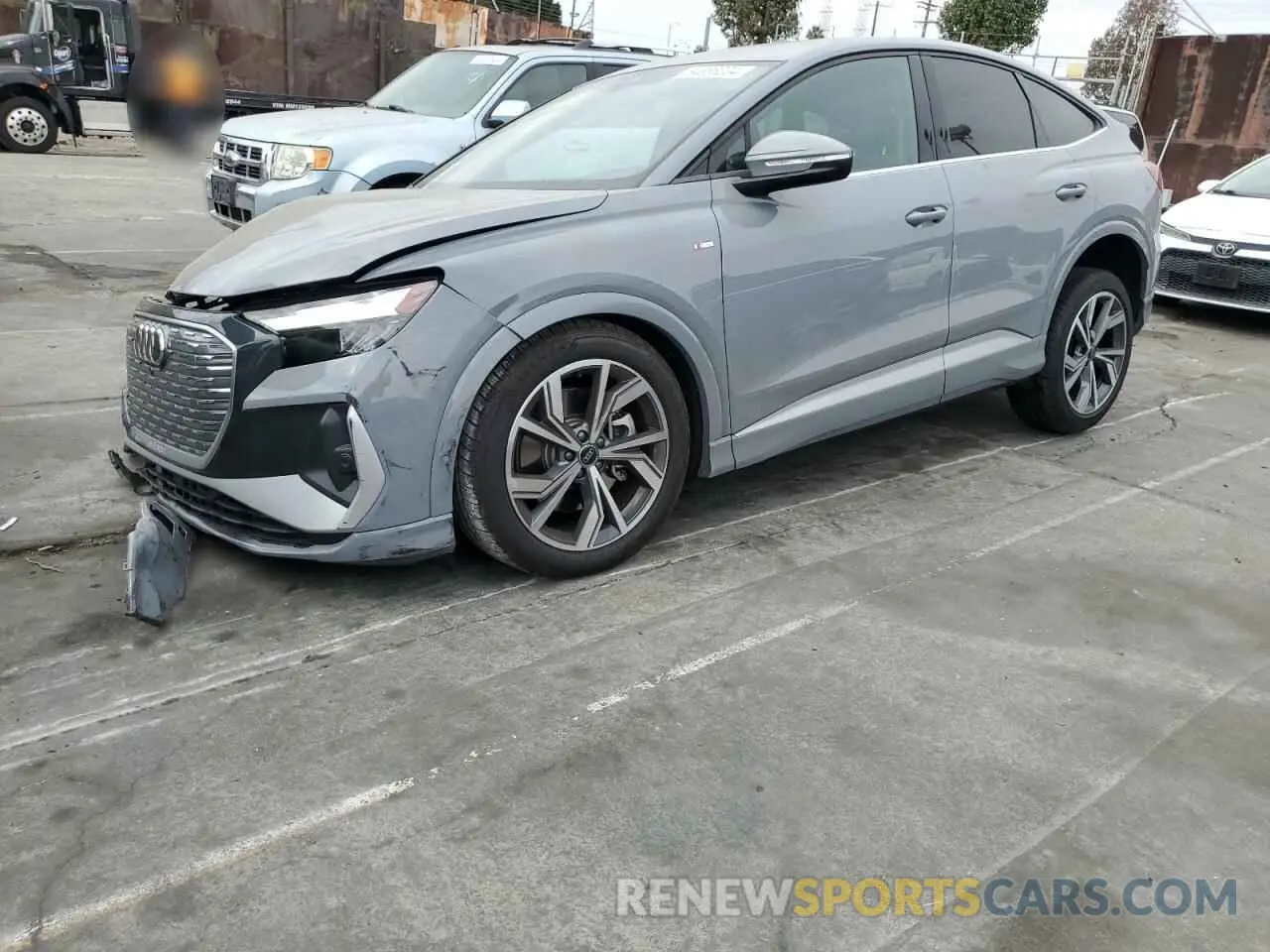 1 fotografías del automóvil dañado WA132BFZXRP029092 AUDI Q4 E-TRON 2024