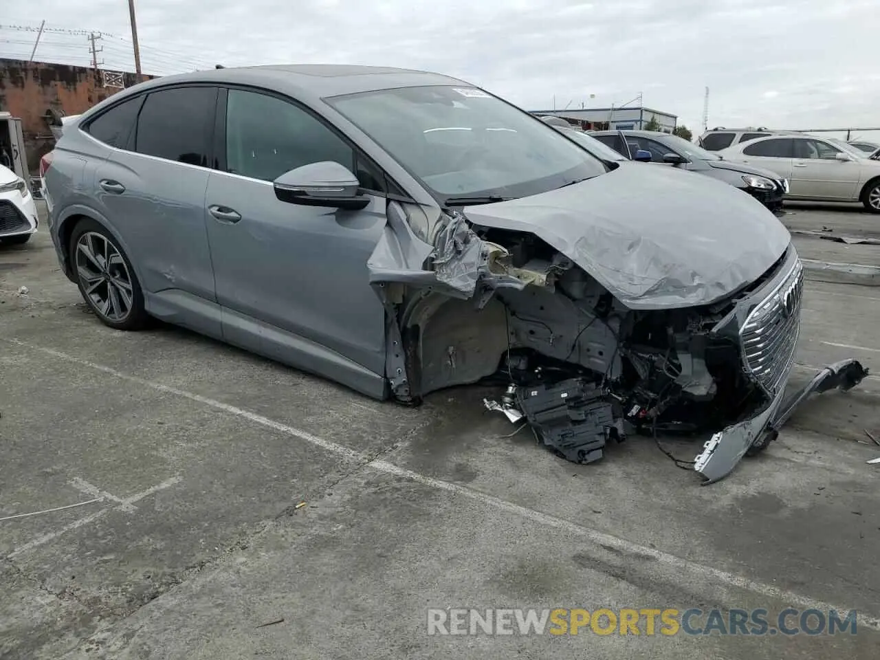 4 fotografías del automóvil dañado WA132BFZXRP029092 AUDI Q4 E-TRON 2024