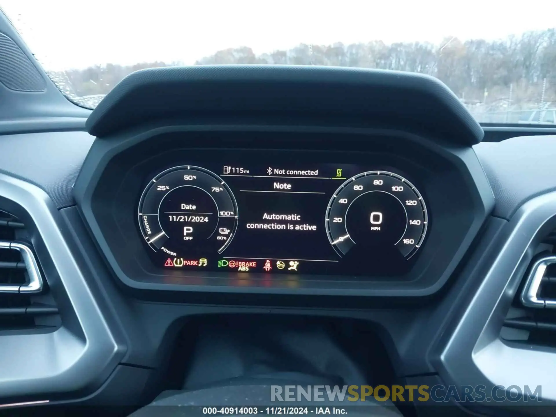 17 fotografías del automóvil dañado WA1KUBFZ8RP062730 AUDI Q4 E-TRON 2024