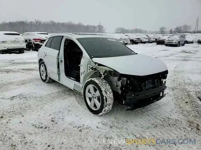15 fotografías del automóvil dañado WA1KUBFZ9RP053762 AUDI Q4 E-TRON 2024