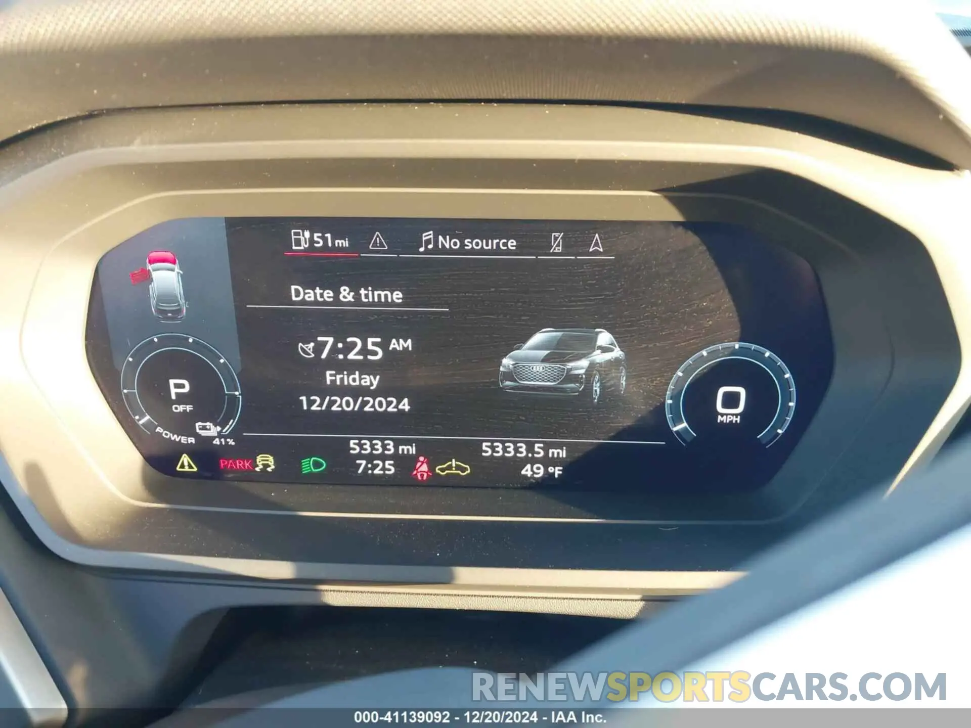 7 fotografías del automóvil dañado WA1L2BFZ7RP001802 AUDI Q4 E-TRON 2024