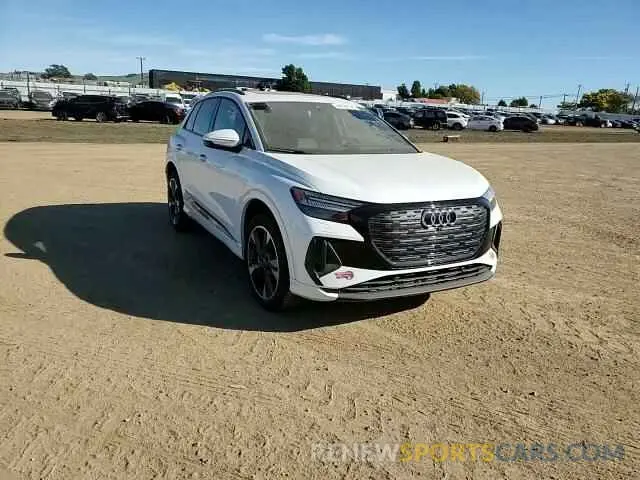 12 fotografías del automóvil dañado WA1M2BFZ2RP027776 AUDI Q4 E-TRON 2024