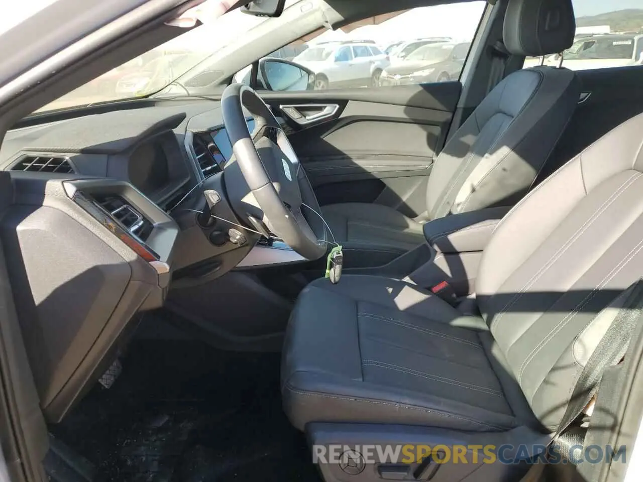 7 fotografías del automóvil dañado WA1M2BFZ2RP027776 AUDI Q4 E-TRON 2024
