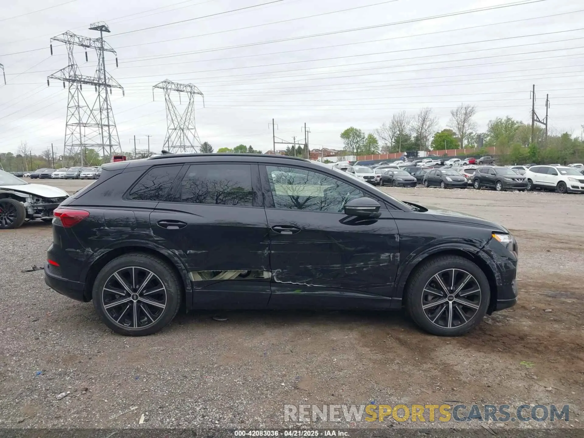 13 fotografías del automóvil dañado WA1B5BFZ5SP012760 AUDI Q4 E-TRON 2025