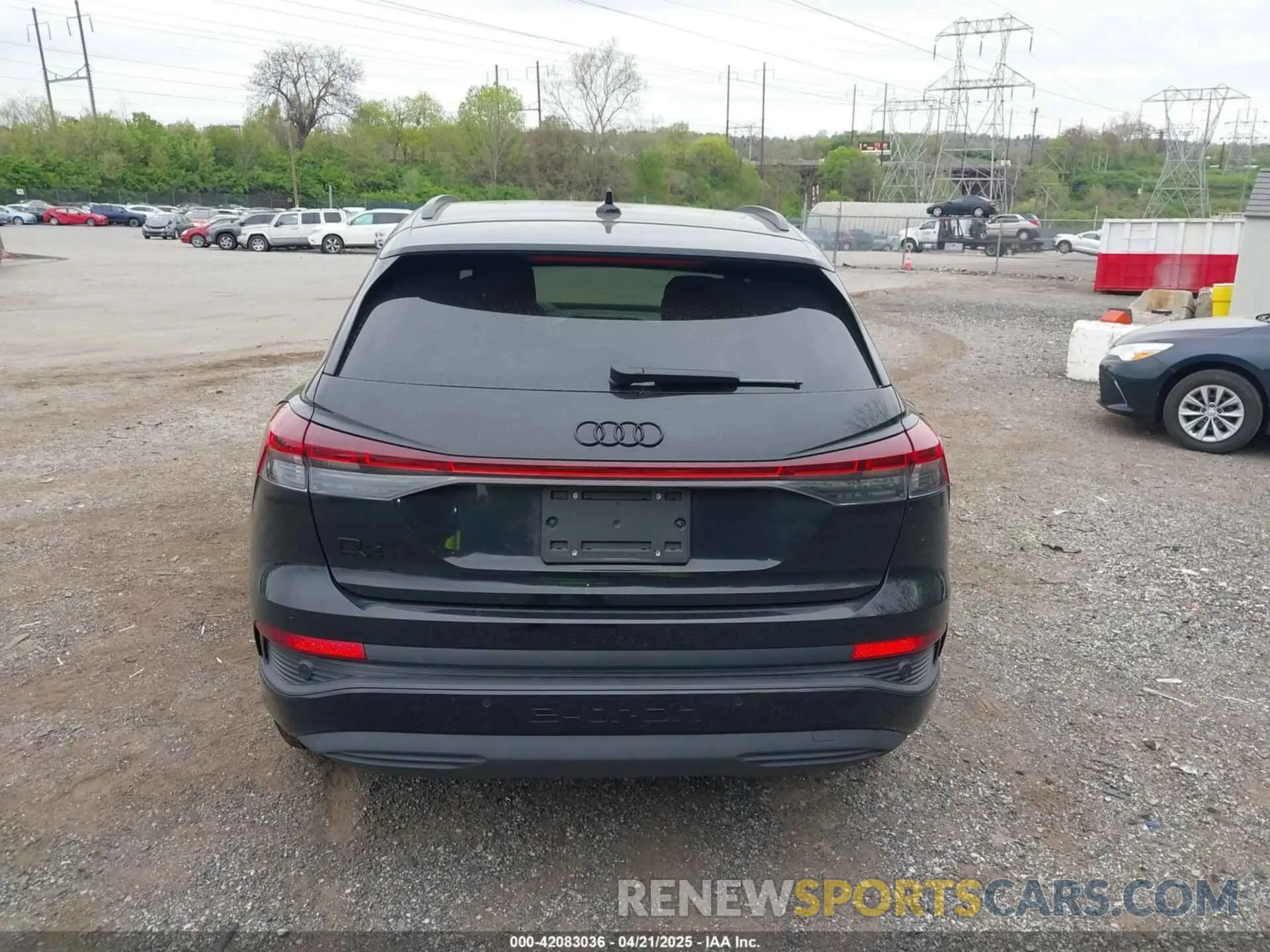 16 fotografías del automóvil dañado WA1B5BFZ5SP012760 AUDI Q4 E-TRON 2025