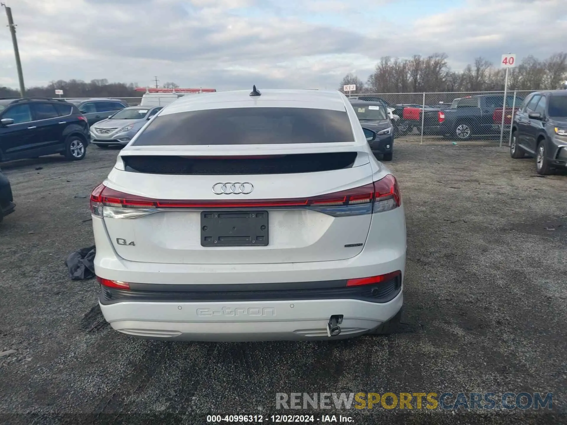 16 fotografías del automóvil dañado WA1W2BFZ0NP053800 AUDI Q4 SPORTBACK E-TRON 2022