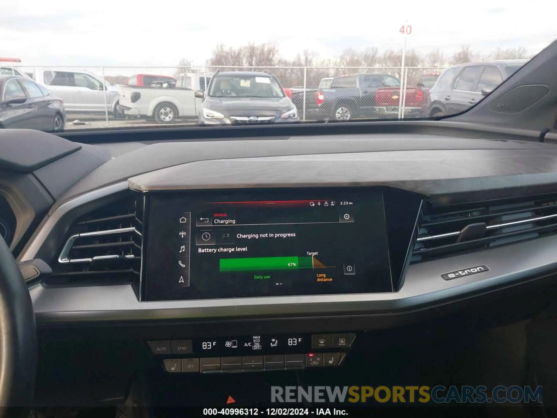 18 fotografías del automóvil dañado WA1W2BFZ0NP053800 AUDI Q4 SPORTBACK E-TRON 2022