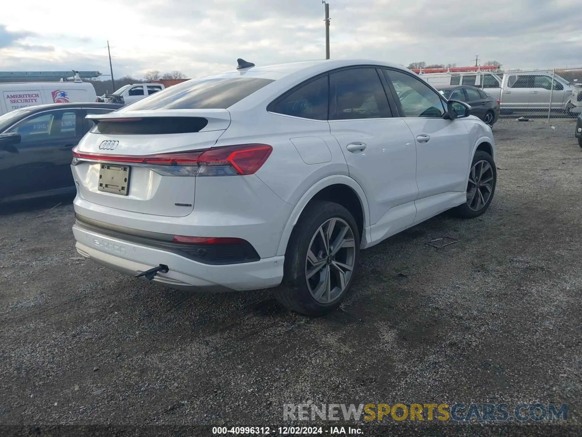 4 fotografías del automóvil dañado WA1W2BFZ0NP053800 AUDI Q4 SPORTBACK E-TRON 2022