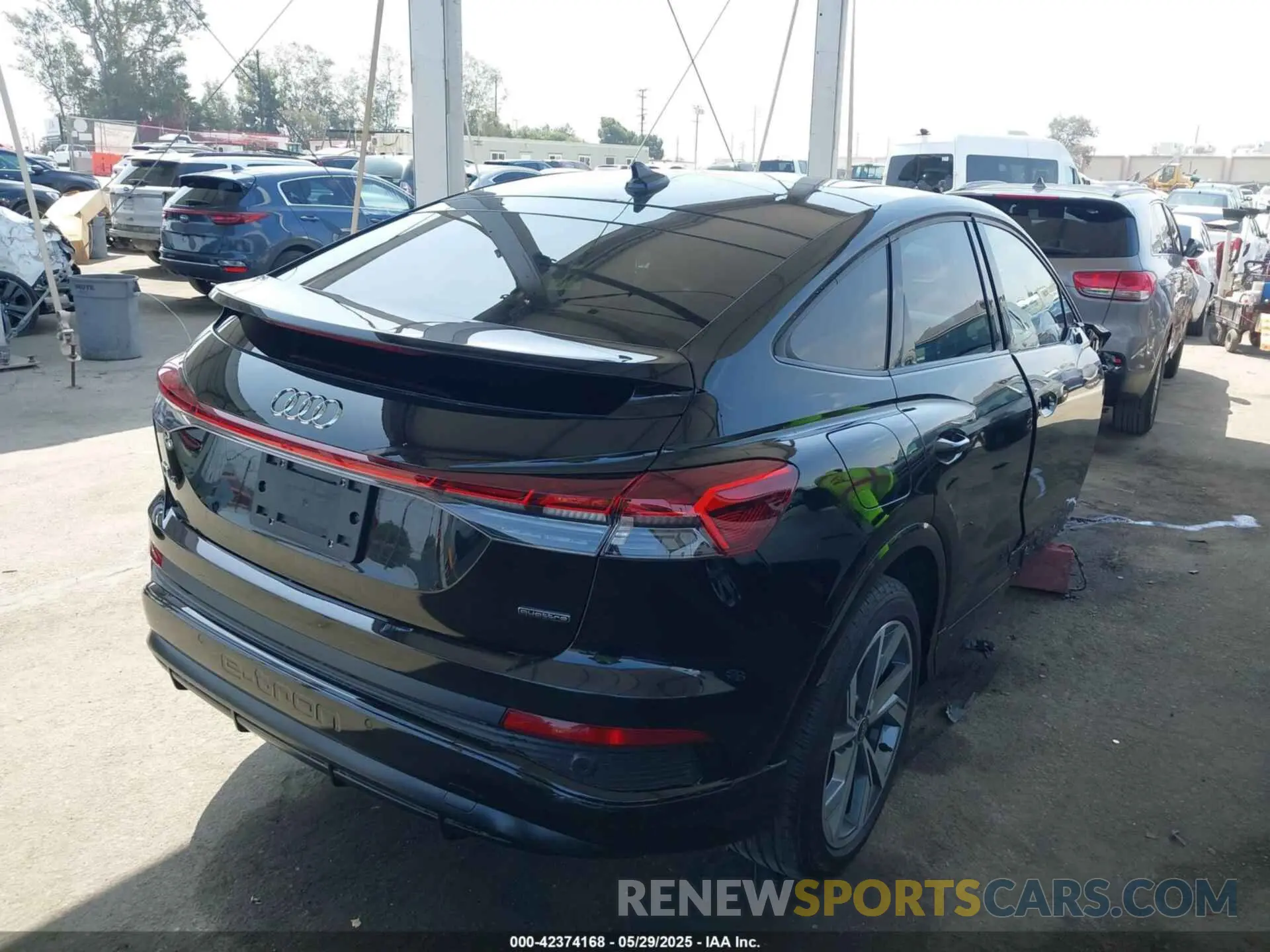 4 fotografías del automóvil dañado WA122BFZ2RP023525 AUDI Q4 SPORTBACK E-TRON 2024