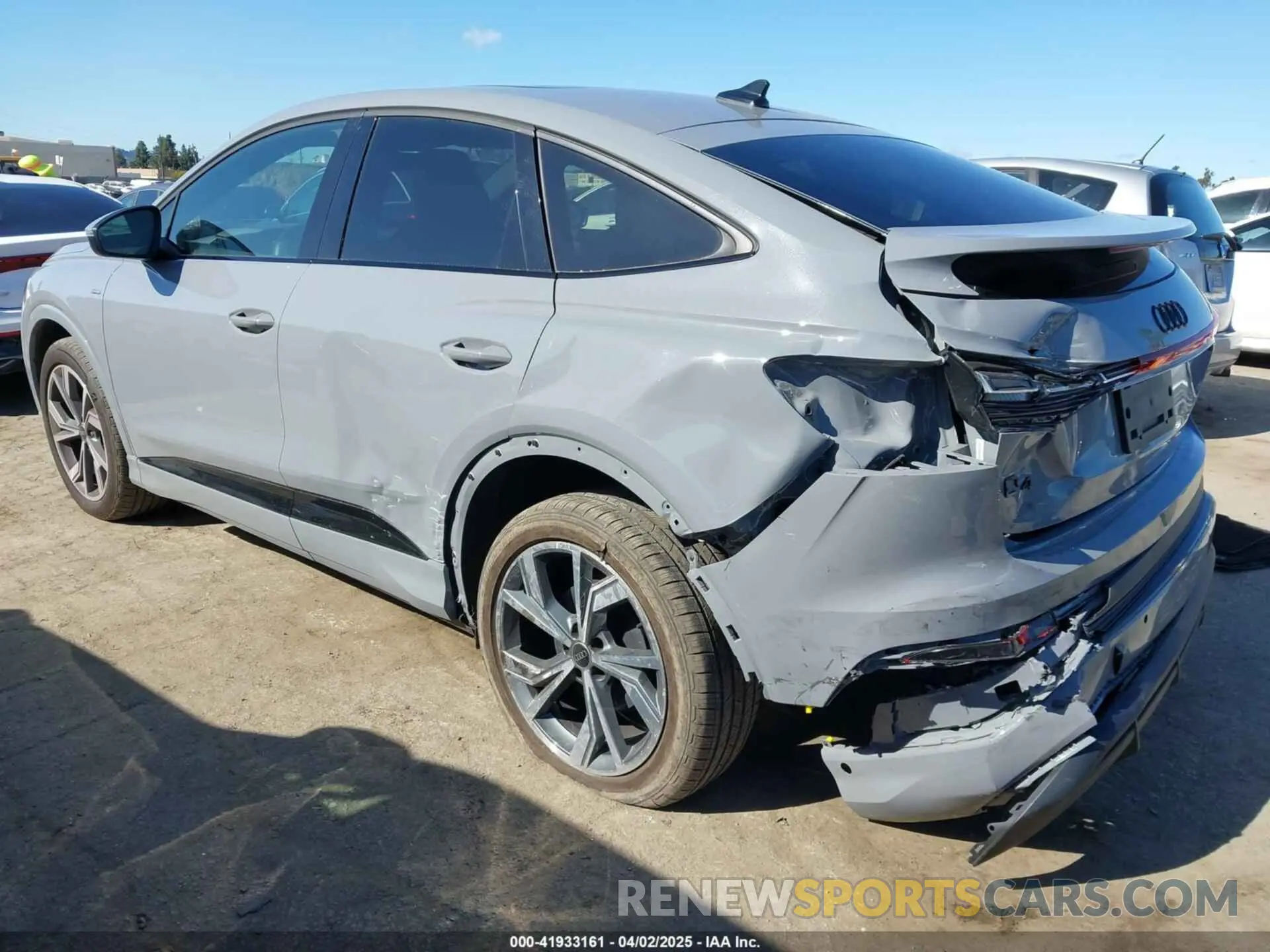 3 fotografías del automóvil dañado WA132BFZ4RP022011 AUDI Q4 SPORTBACK E-TRON 2024