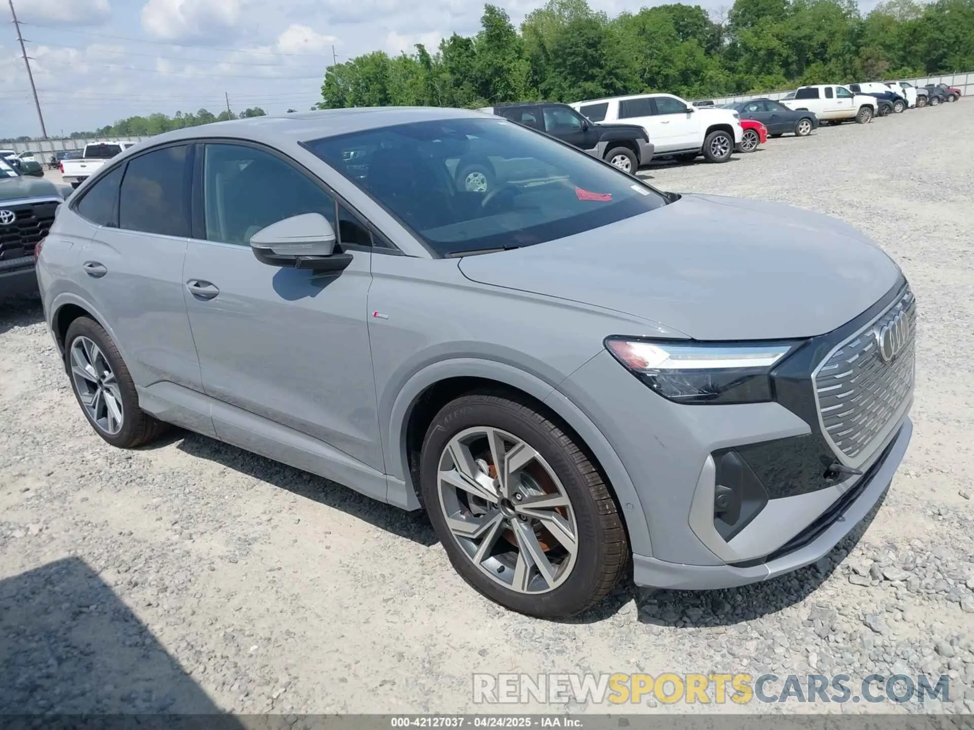 1 fotografías del automóvil dañado WA13UBFZ1RP055624 AUDI Q4 SPORTBACK E-TRON 2024