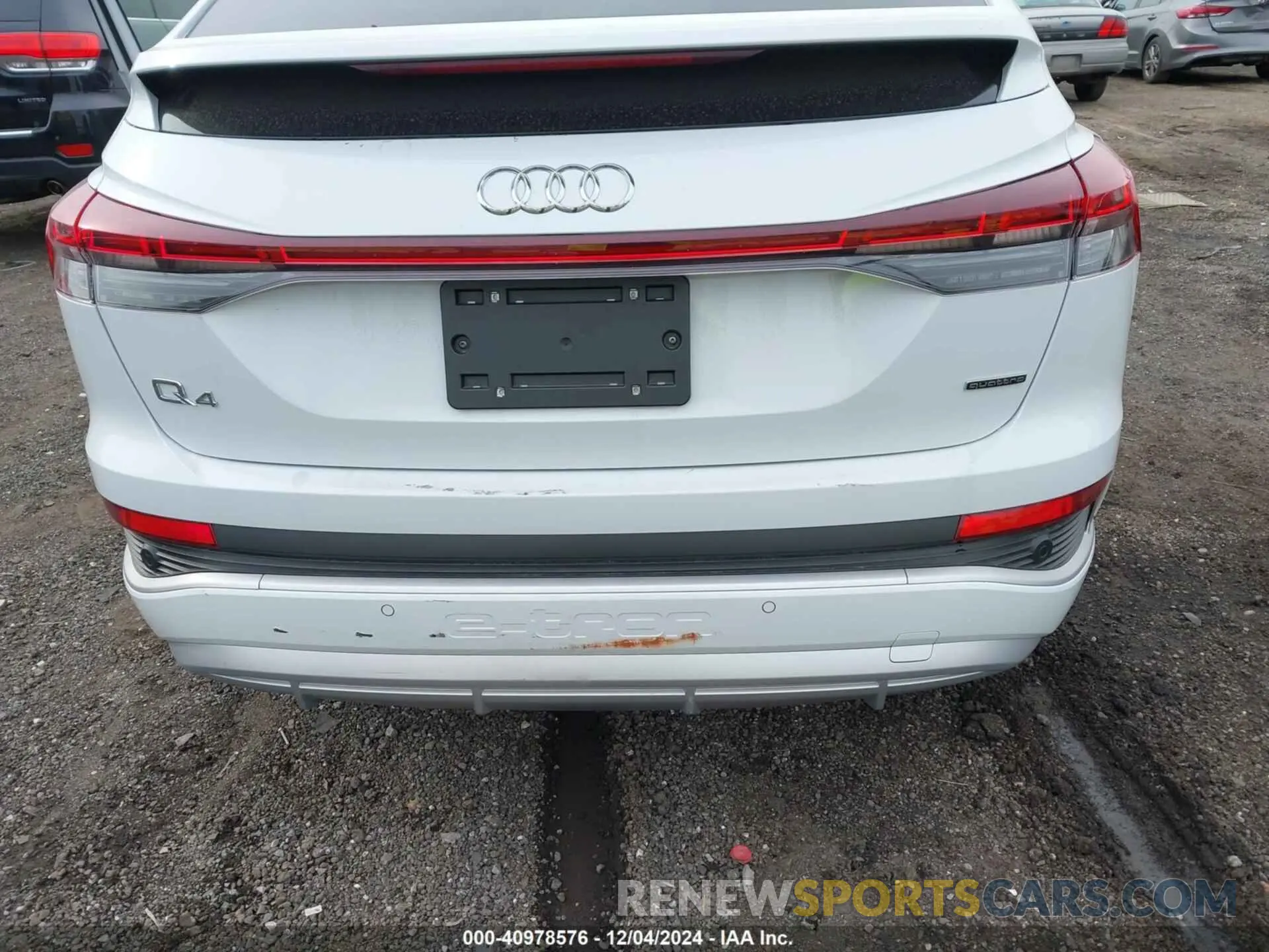 22 fotografías del automóvil dañado WA13UBFZ3RP084588 AUDI Q4 SPORTBACK E-TRON 2024