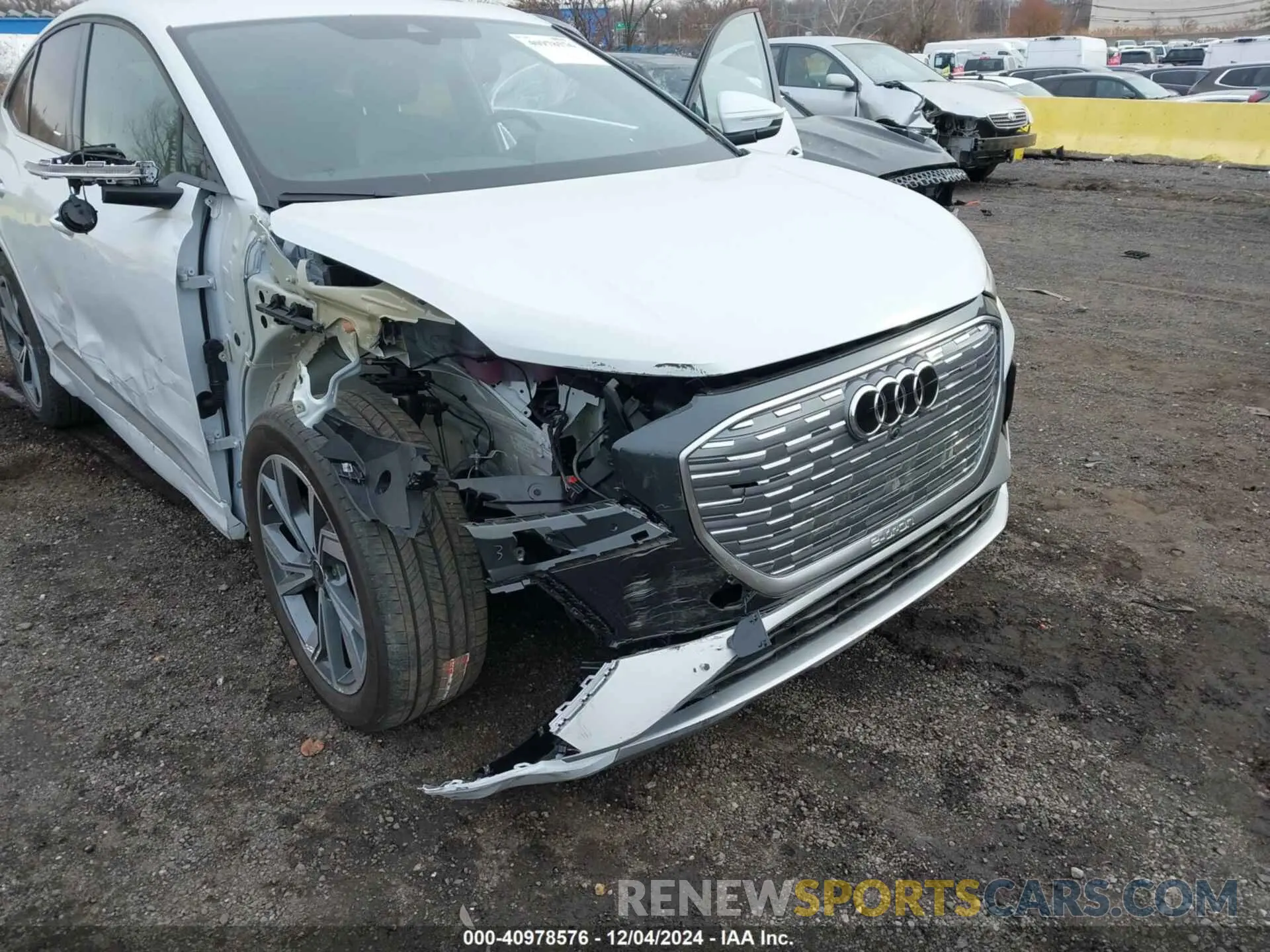 6 fotografías del automóvil dañado WA13UBFZ3RP084588 AUDI Q4 SPORTBACK E-TRON 2024