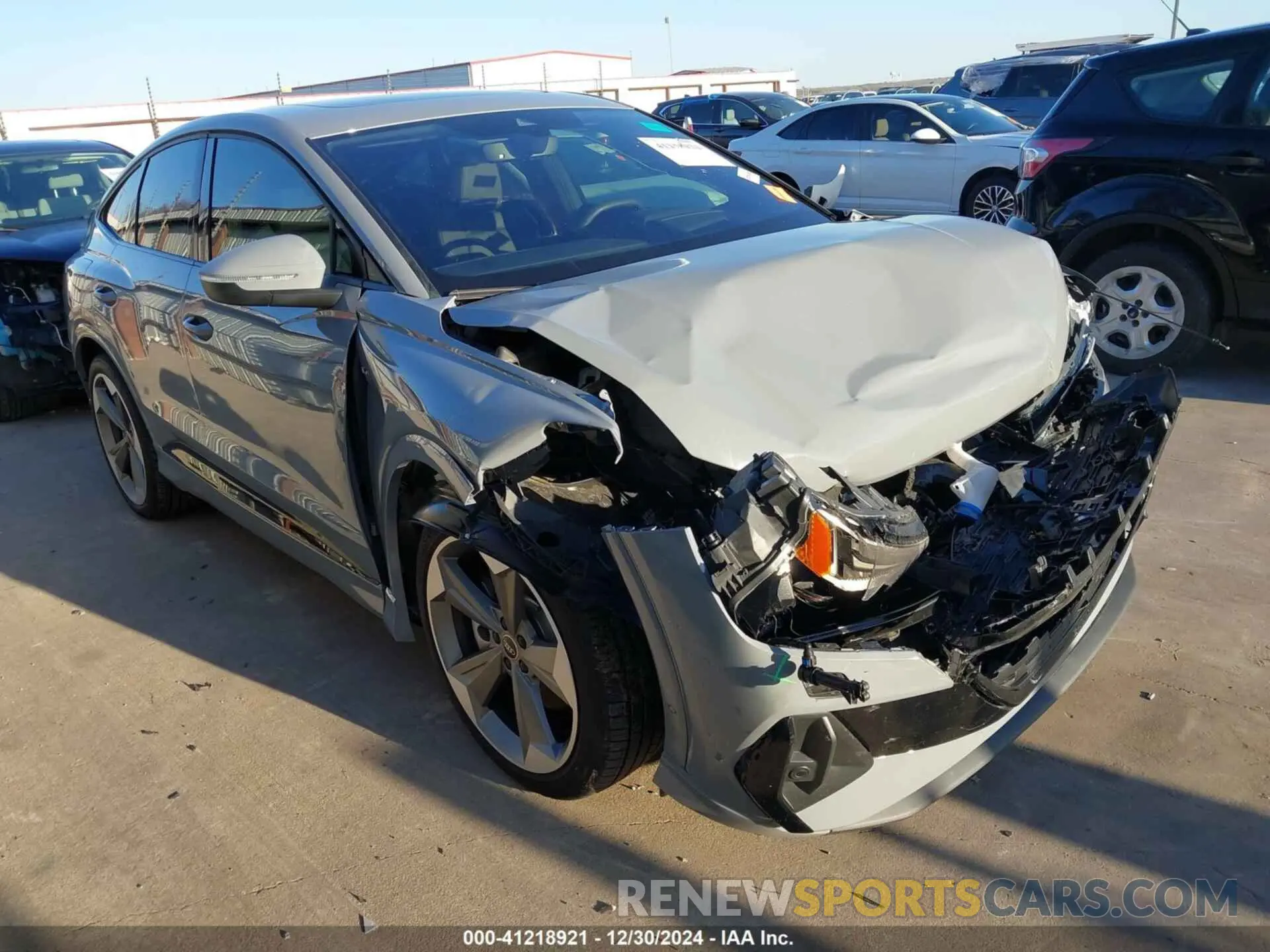 1 fotografías del automóvil dañado WA14UBFZ6RP074092 AUDI Q4 SPORTBACK E-TRON 2024