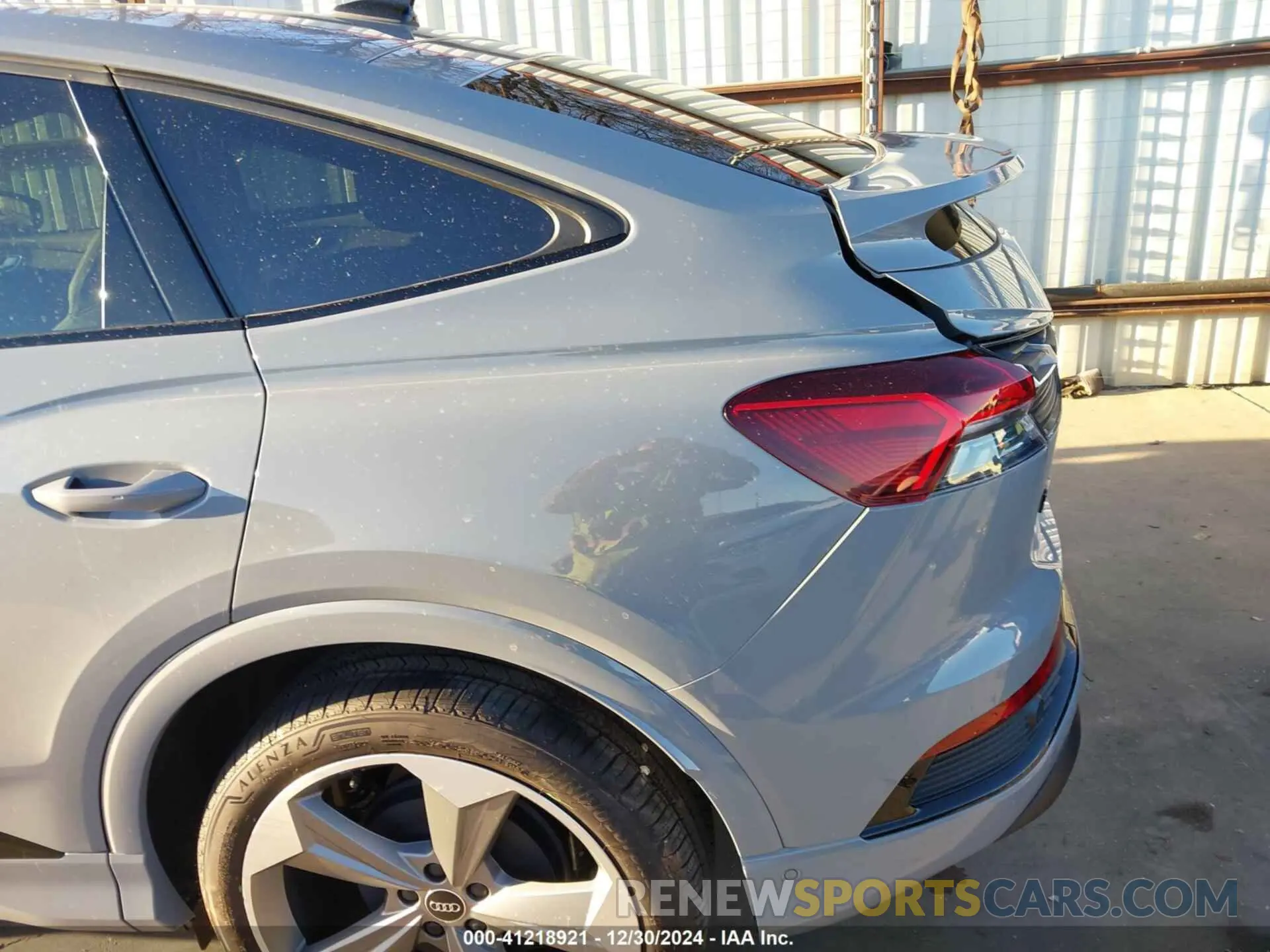 22 fotografías del automóvil dañado WA14UBFZ6RP074092 AUDI Q4 SPORTBACK E-TRON 2024