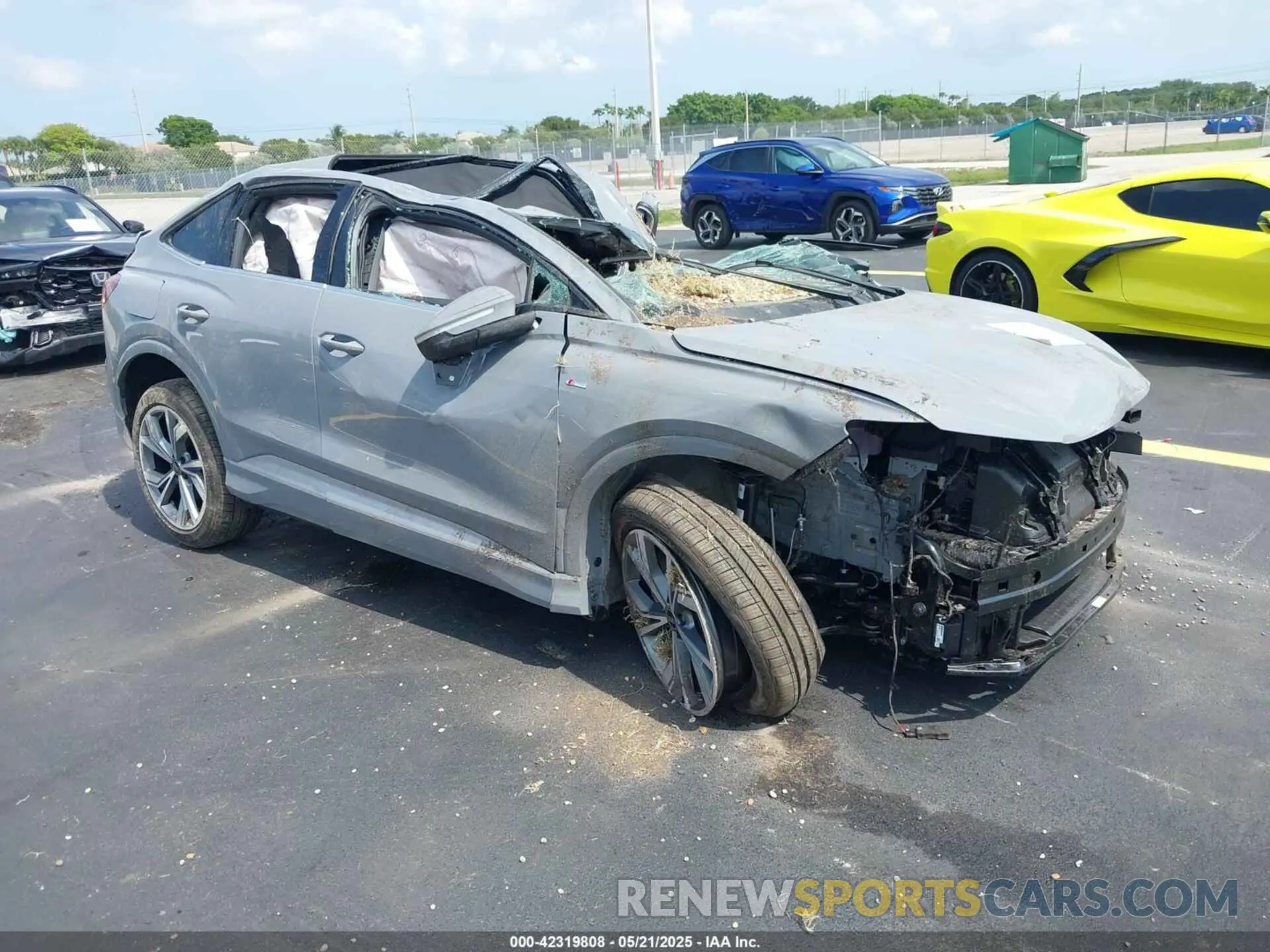 1 fotografías del automóvil dañado WA12UBFZ8SP023867 AUDI Q4 SPORTBACK E-TRON 2025