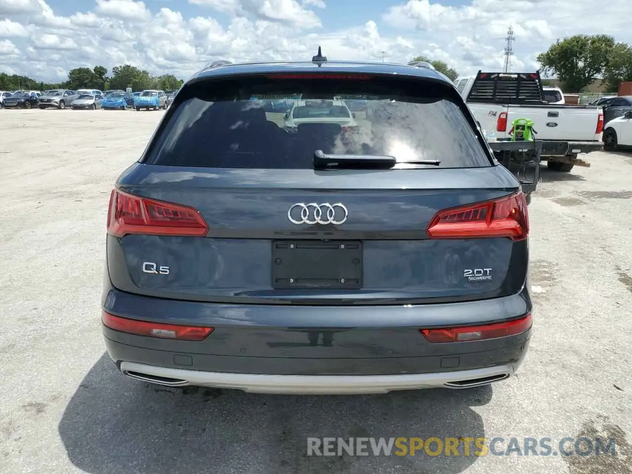 6 fotografías del automóvil dañado WA1BNAFY5J2007328 AUDI Q5 2018