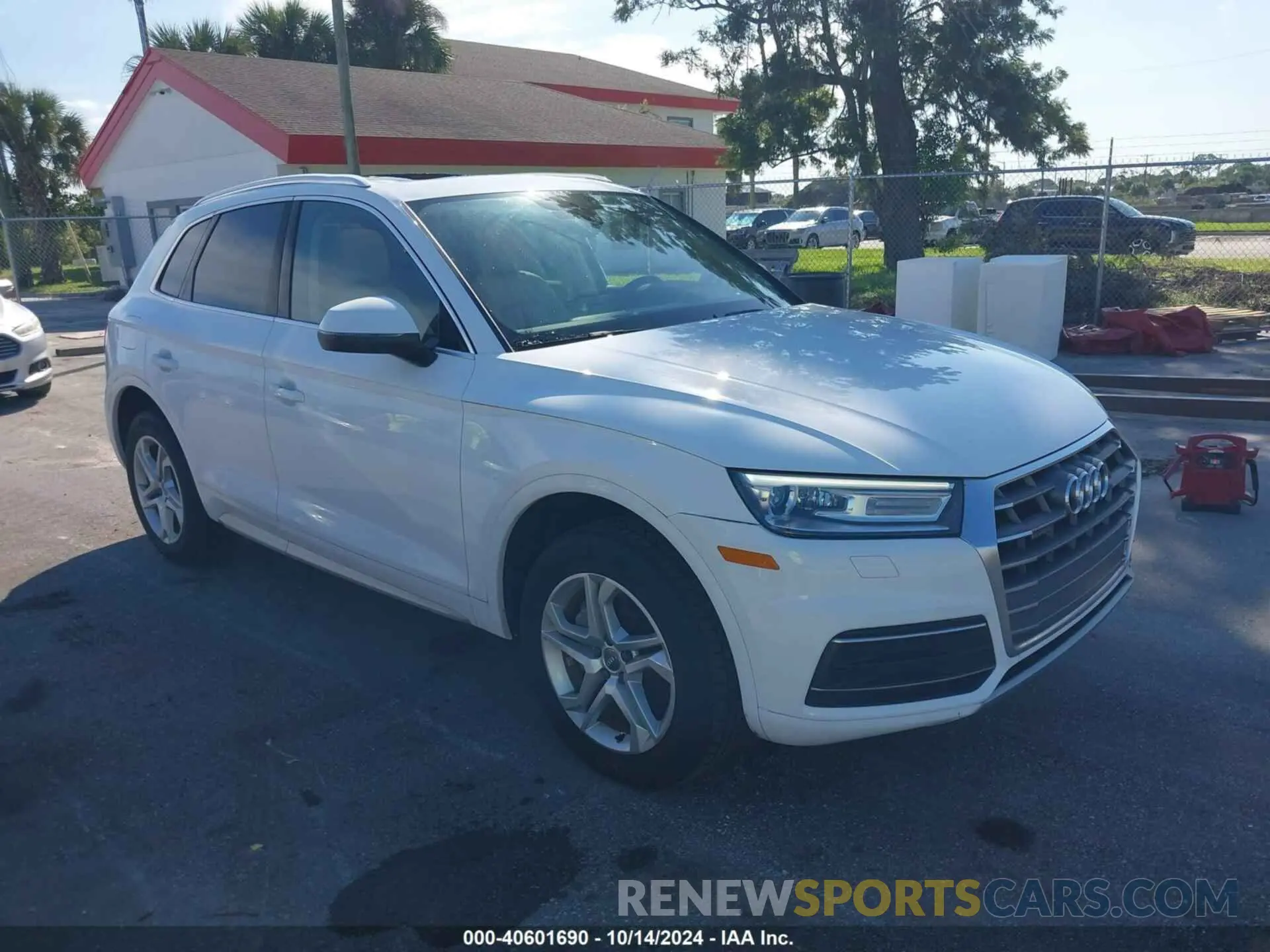 1 fotografías del automóvil dañado WA1ANAFY0K2064484 AUDI Q5 2019