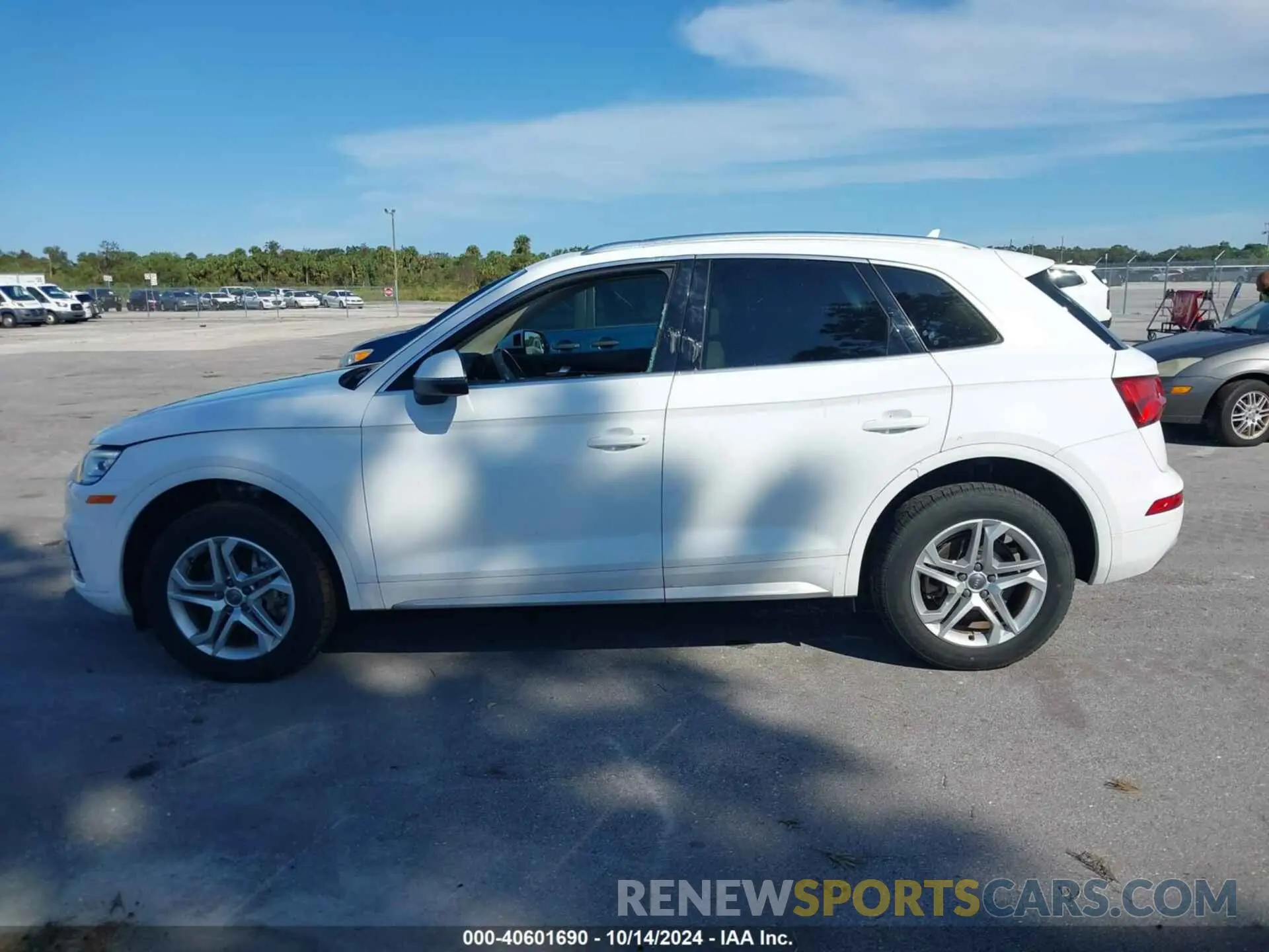 14 fotografías del automóvil dañado WA1ANAFY0K2064484 AUDI Q5 2019