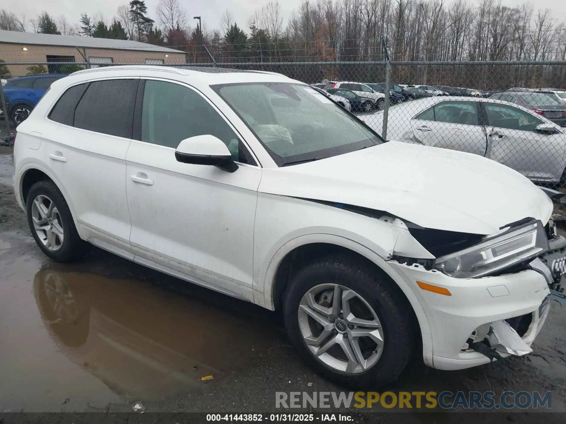 1 fotografías del automóvil dañado WA1ANAFY0K2093743 AUDI Q5 2019