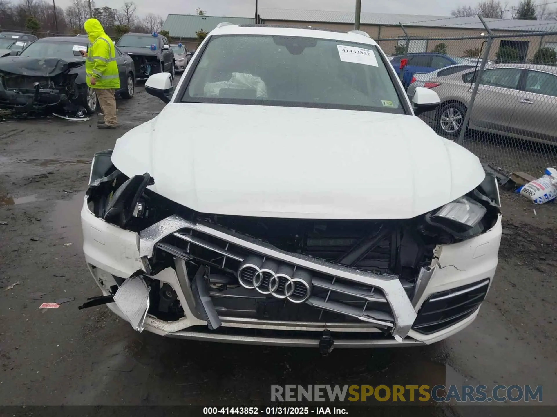 6 fotografías del automóvil dañado WA1ANAFY0K2093743 AUDI Q5 2019
