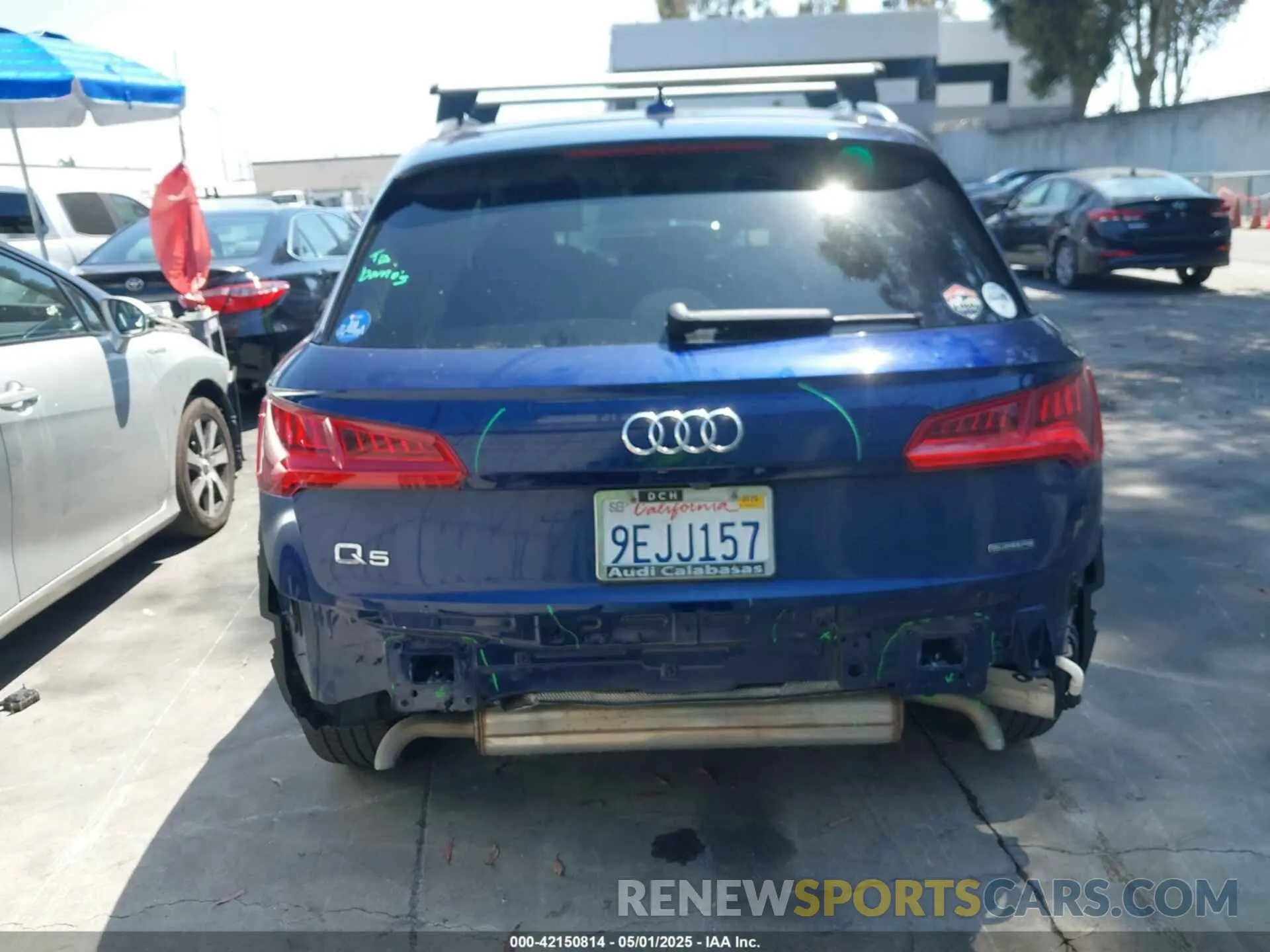 17 fotografías del automóvil dañado WA1ANAFY0K2097615 AUDI Q5 2019