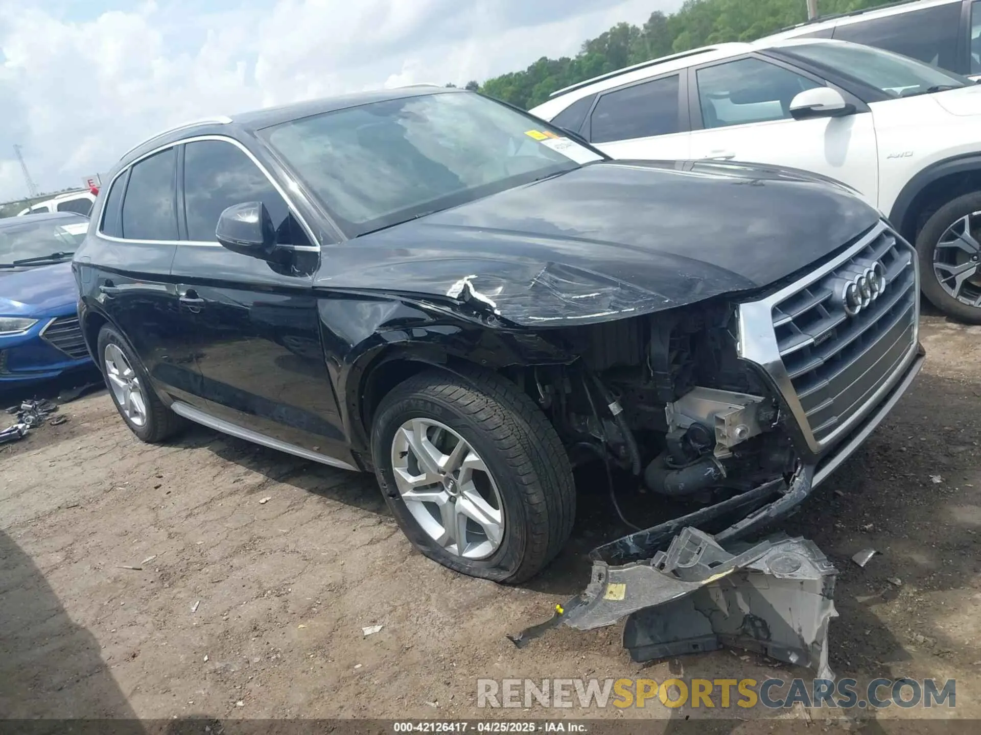 1 fotografías del automóvil dañado WA1ANAFY1K2037570 AUDI Q5 2019